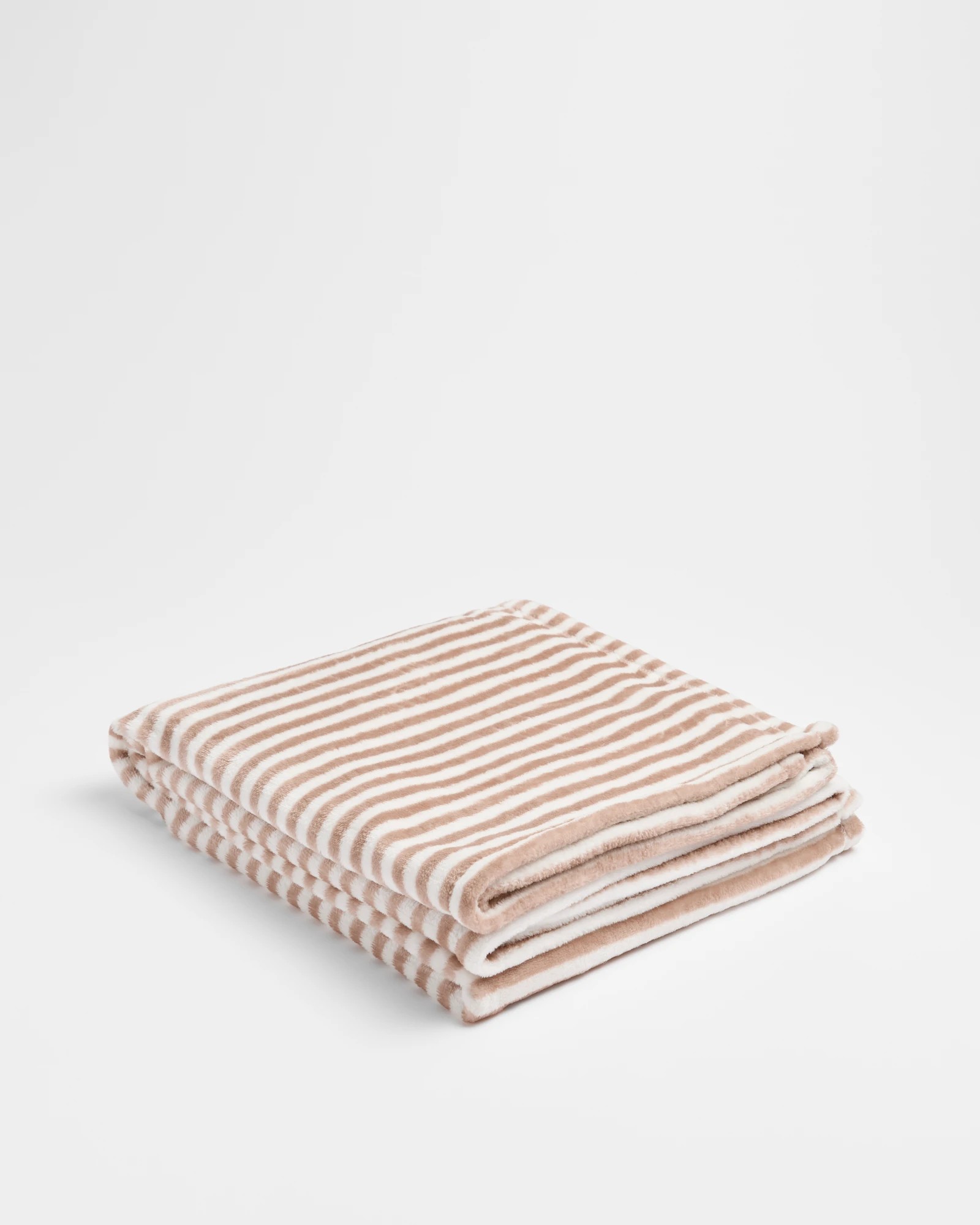 1 Target Ivy Super Soft Stripe Throw
 - Queen Bed
 - Natural, 1 of 3