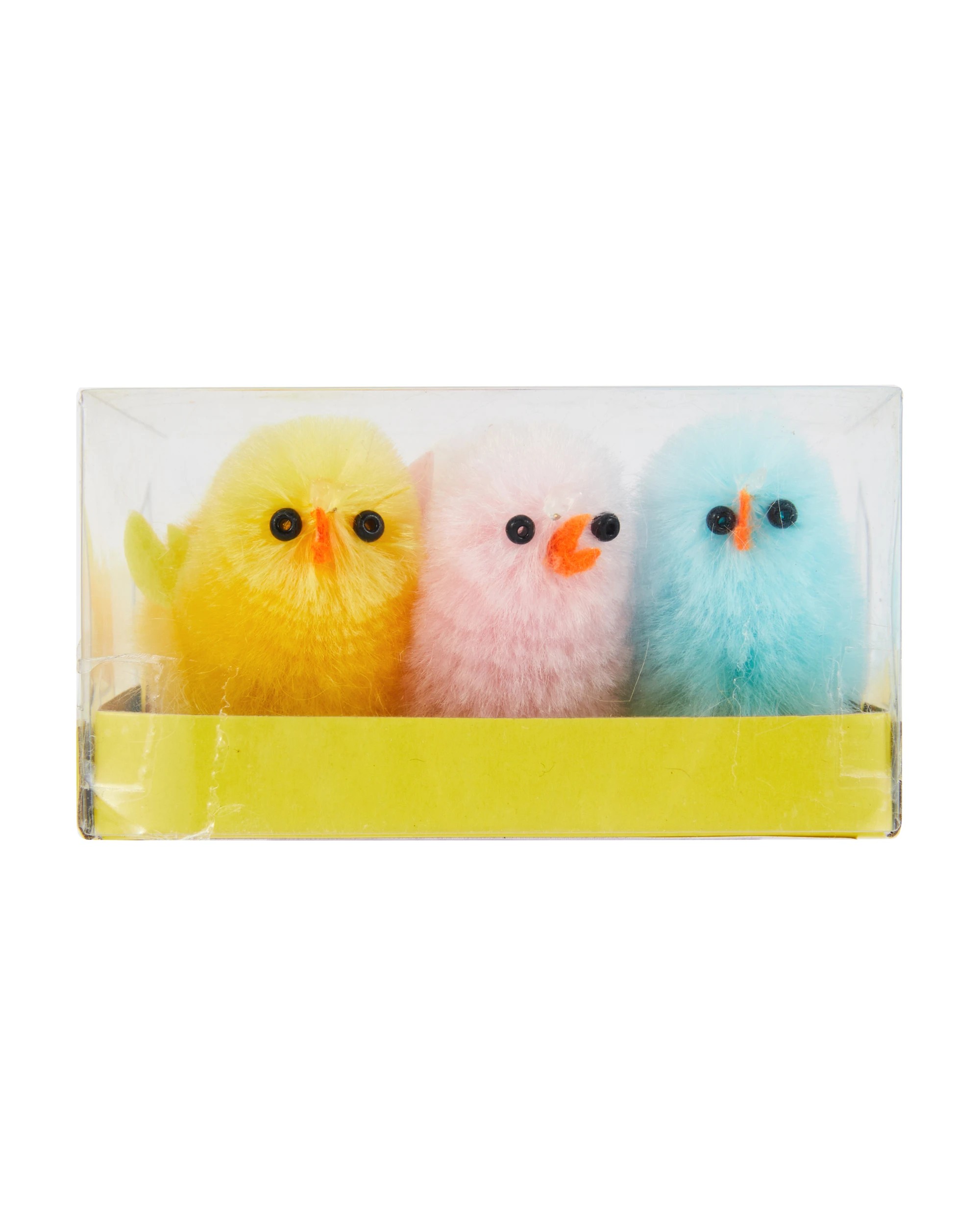3 6 Pack Multi-Coloured Chenille Chicks, 3 of 4
