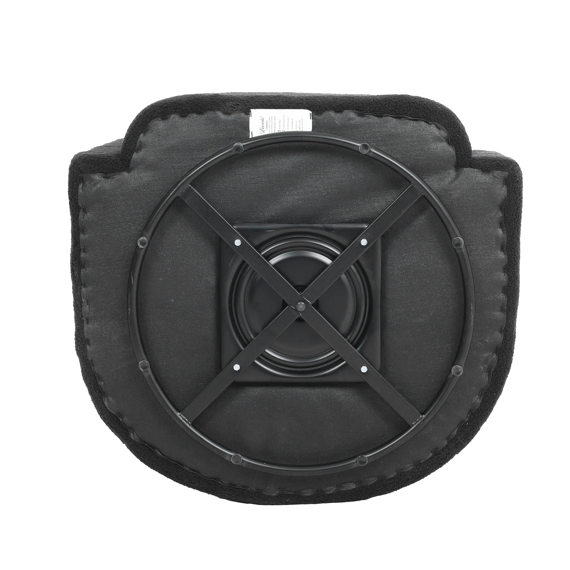 6 Levede Swivel Armchair Boucle - Black, 6 of 6