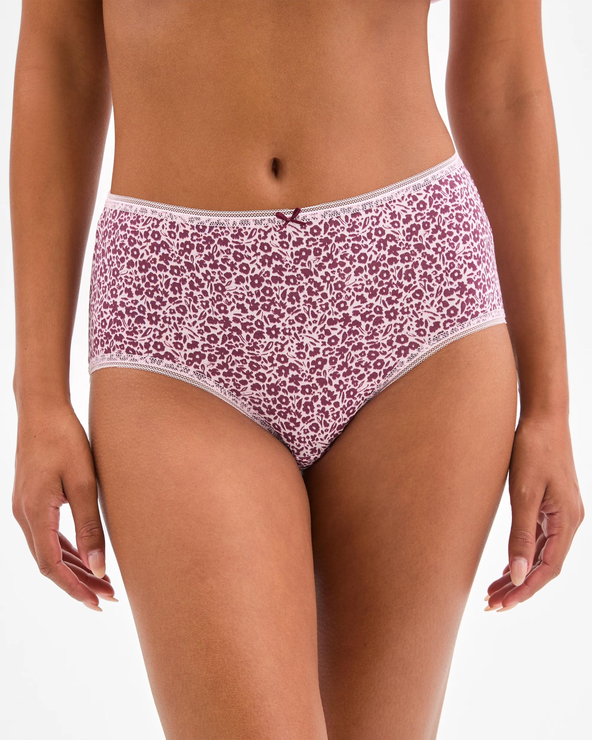 2 Target Woman Australian Cotton 5 Pack Midi Briefs PINK, 2 of 5