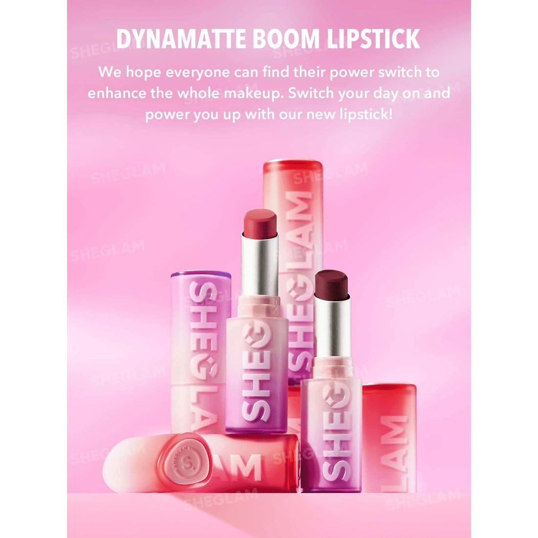 4 SHEGLAM Dynamatte Boom Long-lasting Matte Lipstick - Encore Energy, 4 of 6