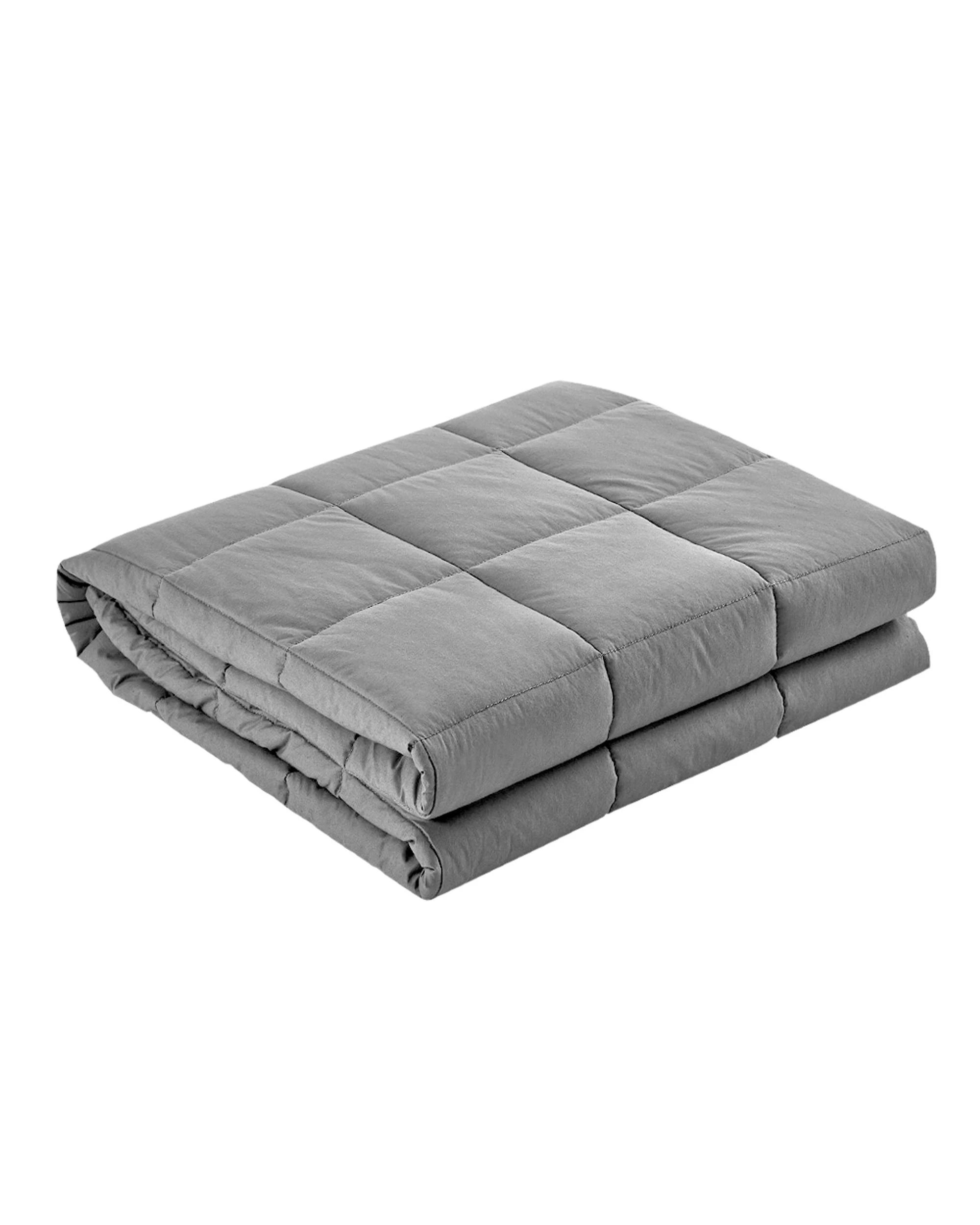 1 Giselle Weighted Blanket 7KG Deep Relax - Grey, 1 of 8