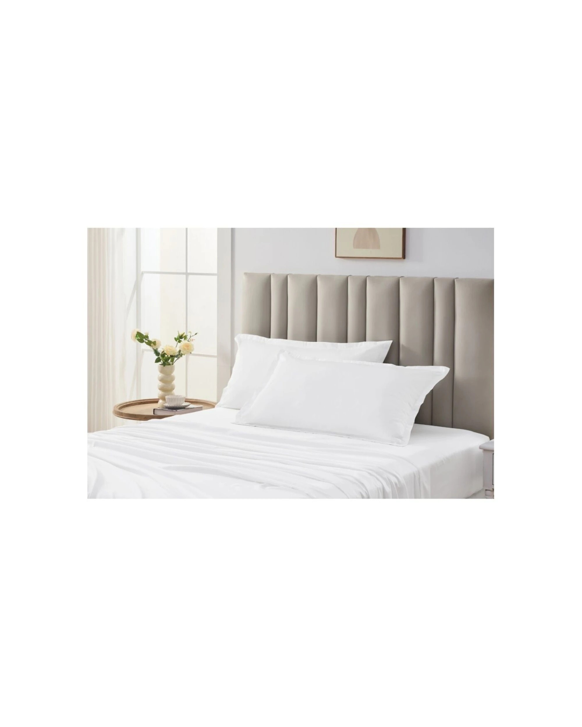 1 Grosvenor House Egyptian Cotton Tailored Pillowcase 500TC - White, 1 of 1