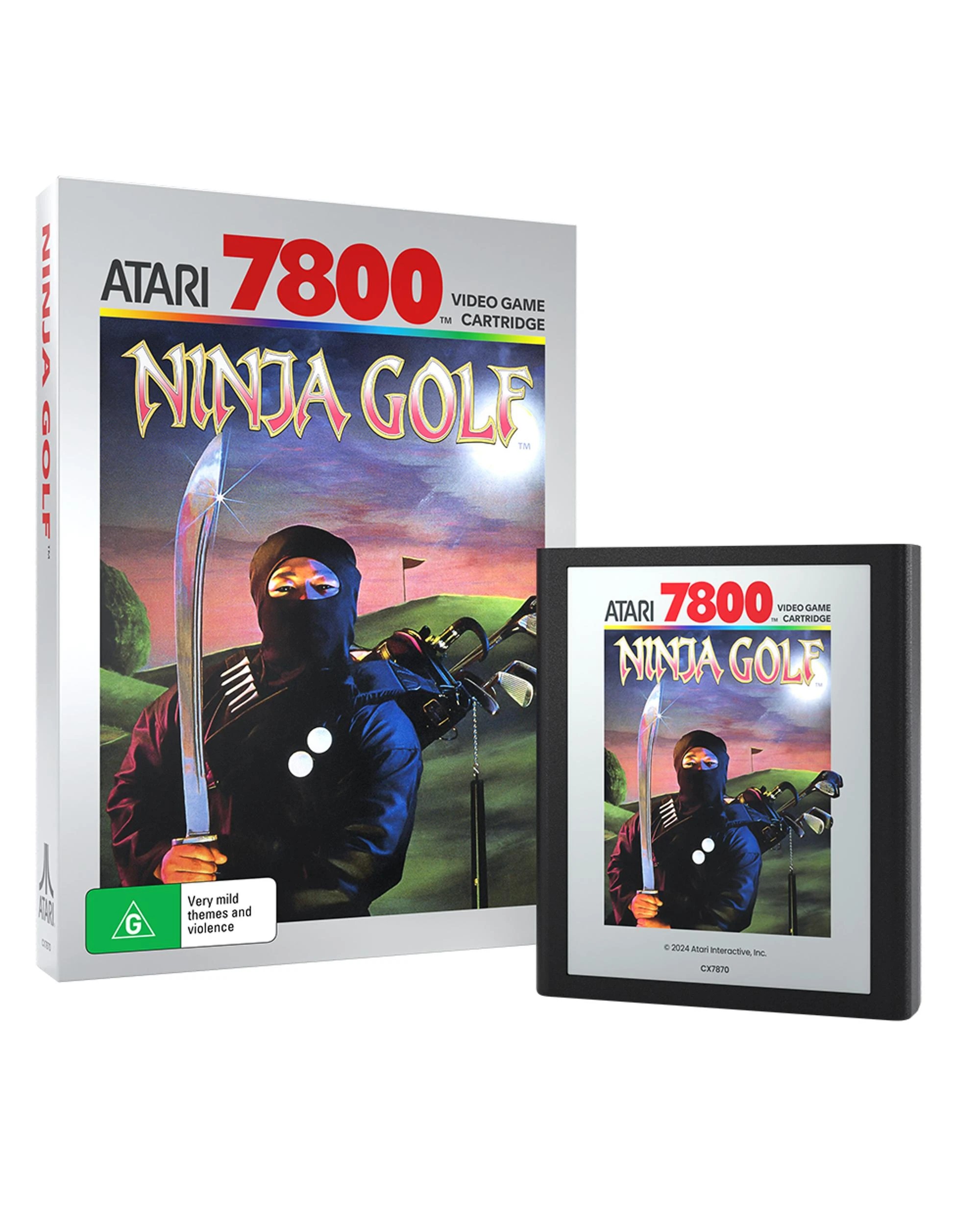 1 Atari Ninja Golf 7800, 1 of 5