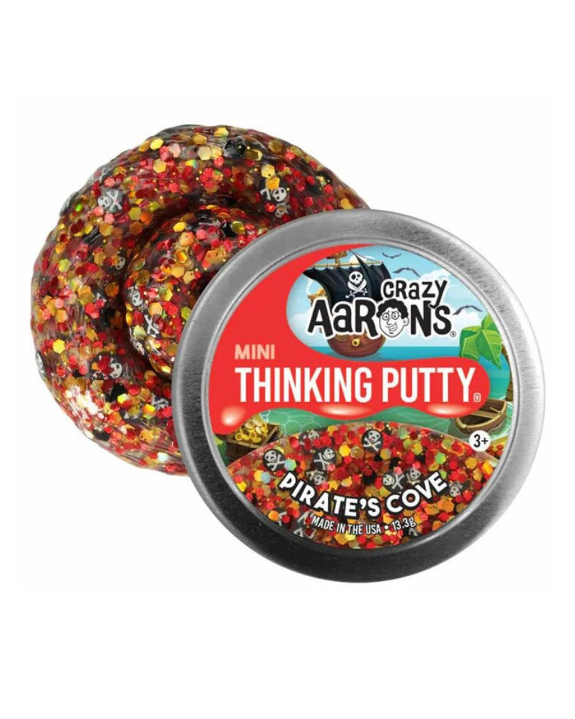 1 Crazy Aaron's 2 inch Star Effects Mini Thinking Putty Pirates Cove, 1 of 1