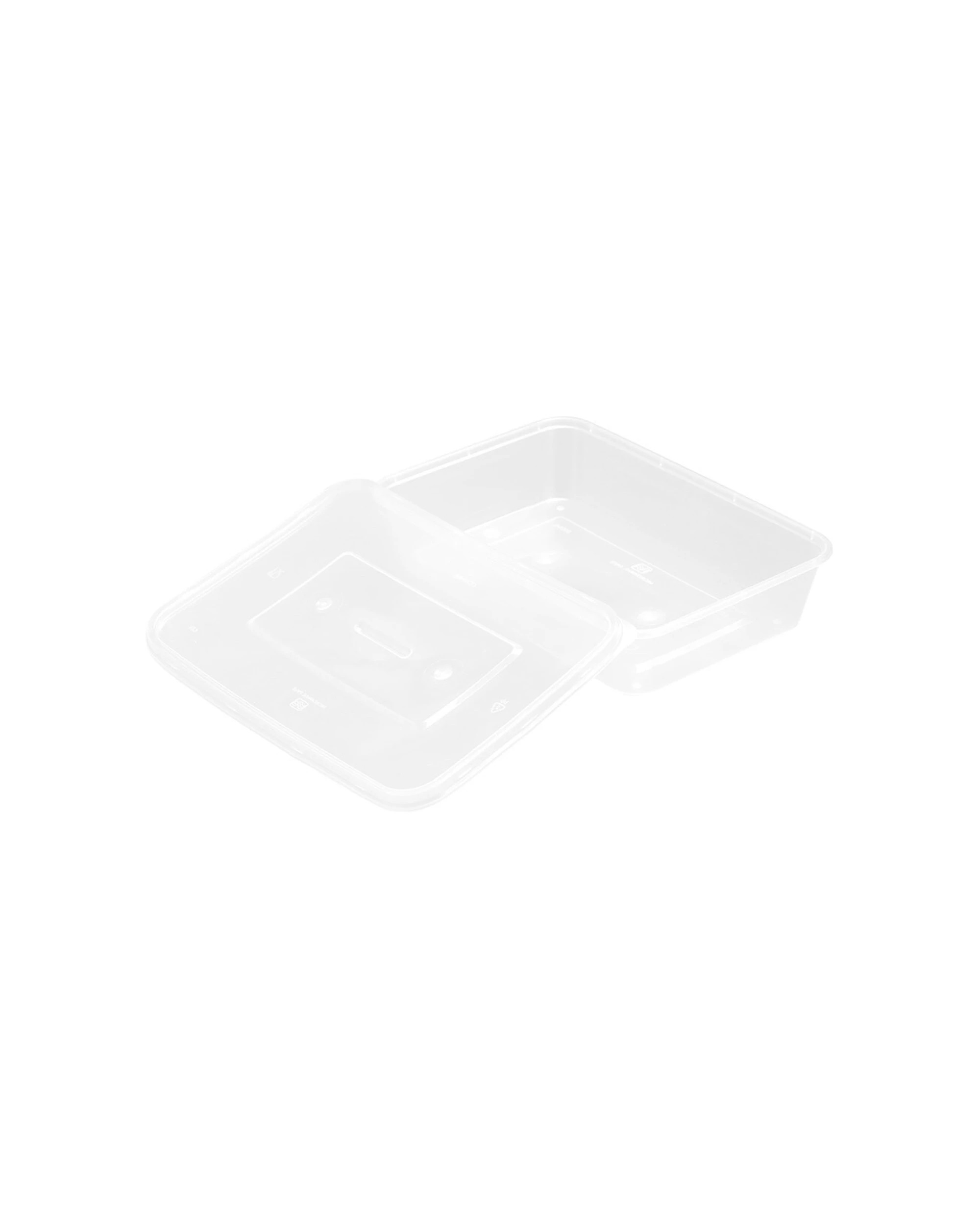 5 30pk Lemon & Lime Reusable 500ml Rectangle Food Container/storage W/ Lid Clear
 - Clear, 5 of 5