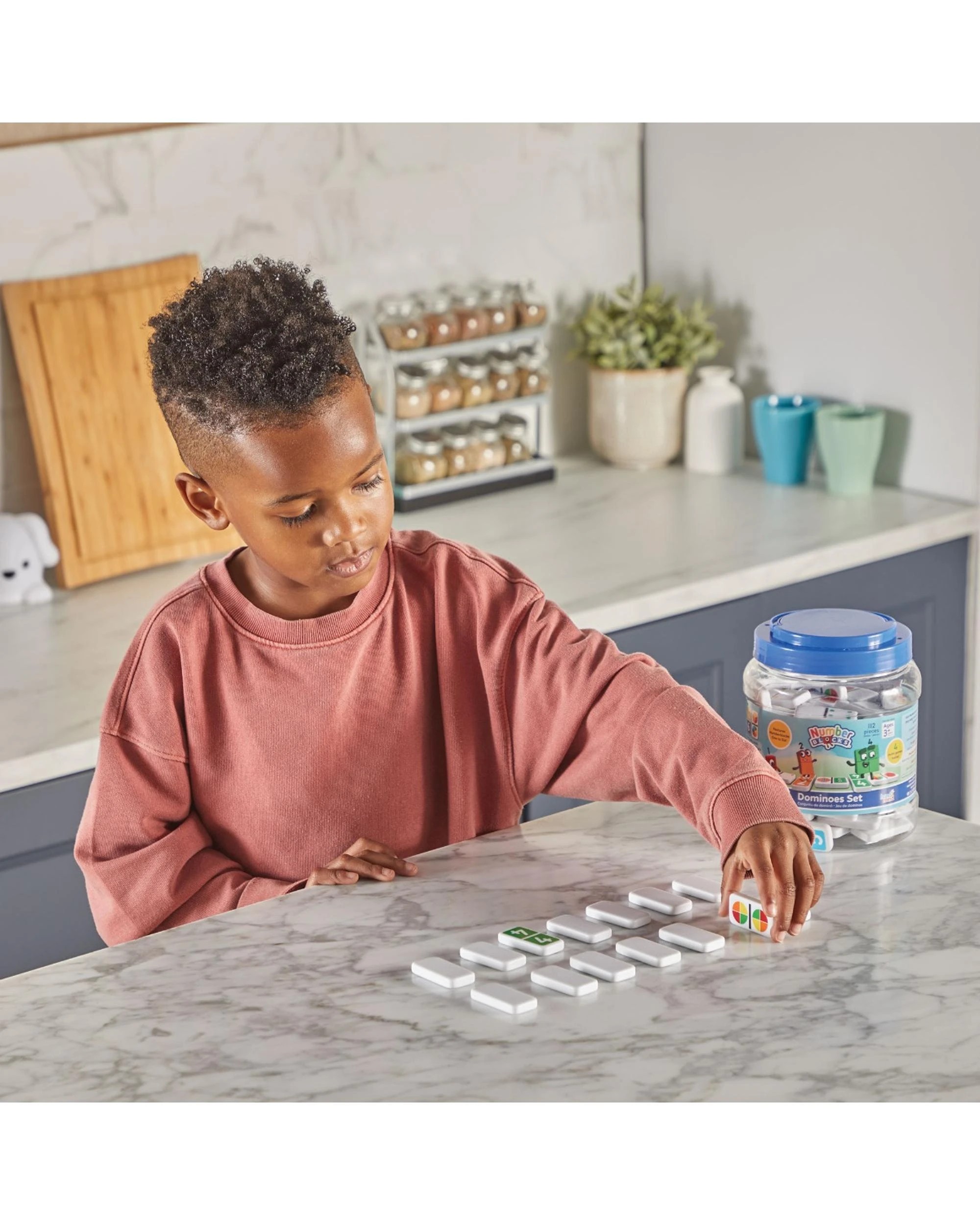 6 Numberblocks Dominoes Set Tile Game, 6 of 10