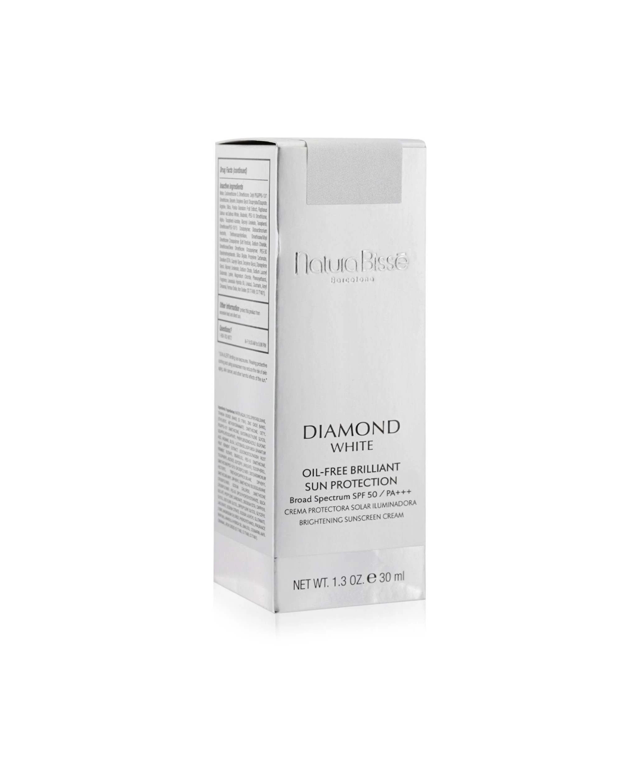 1 Natura Bisse Diamond White Oil-Free Brilliant Protection SPF 50 PA+++  30ml/1oz, 1 of 3