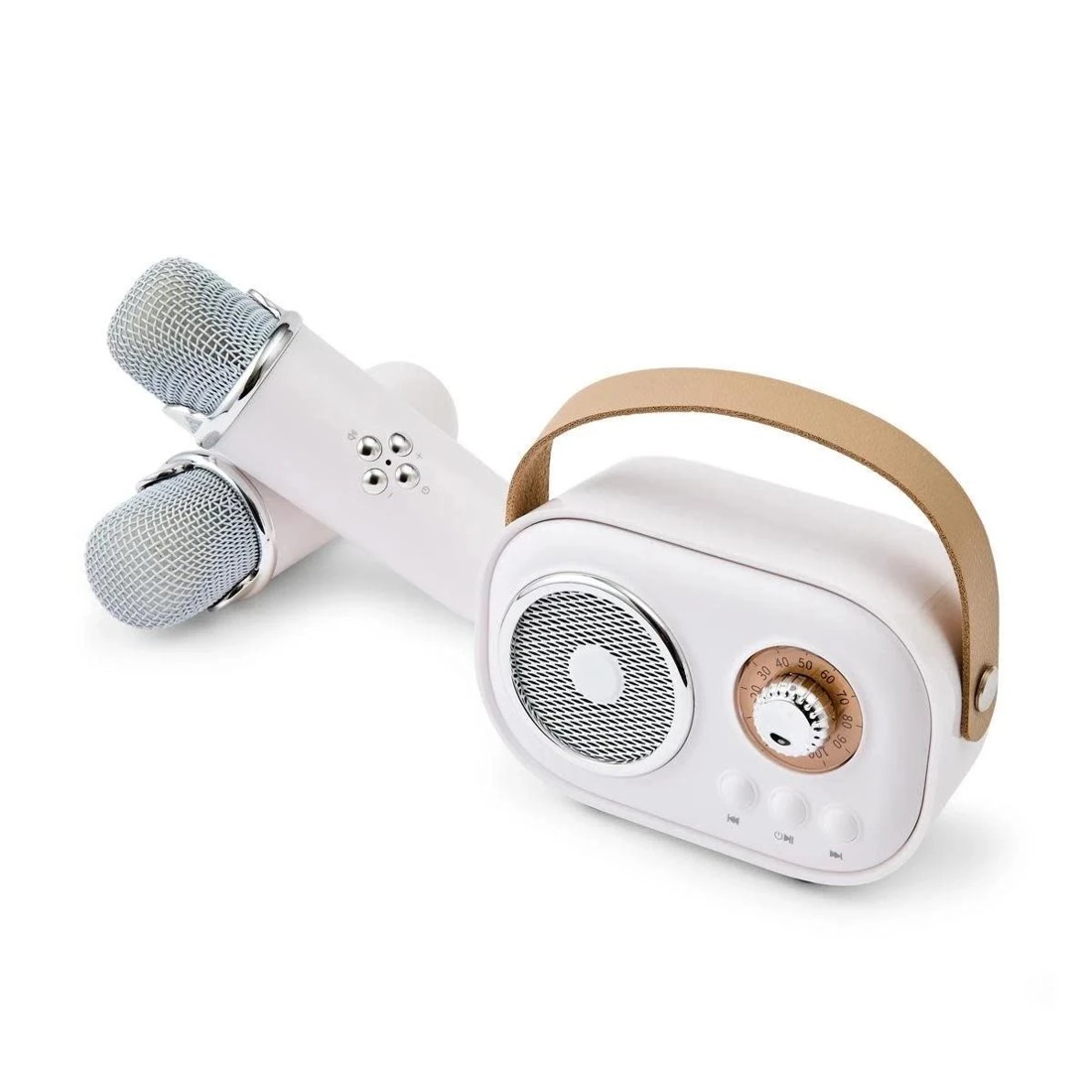 3 Retro Karaoke Set with Two Microphones, 3 of 10