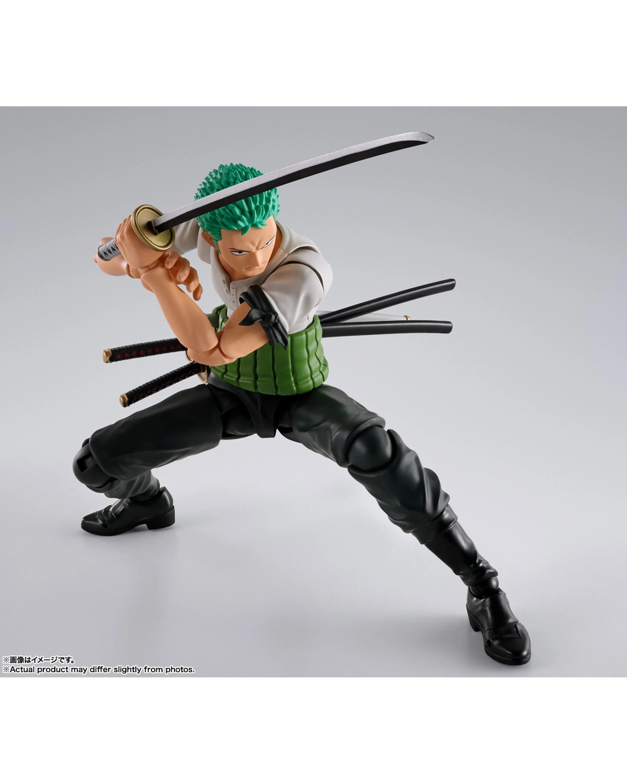 7 Tamashii Nations S.H. Figuarts One Piece Roronoa Zoro Romance Dawn Figure, 7 of 9