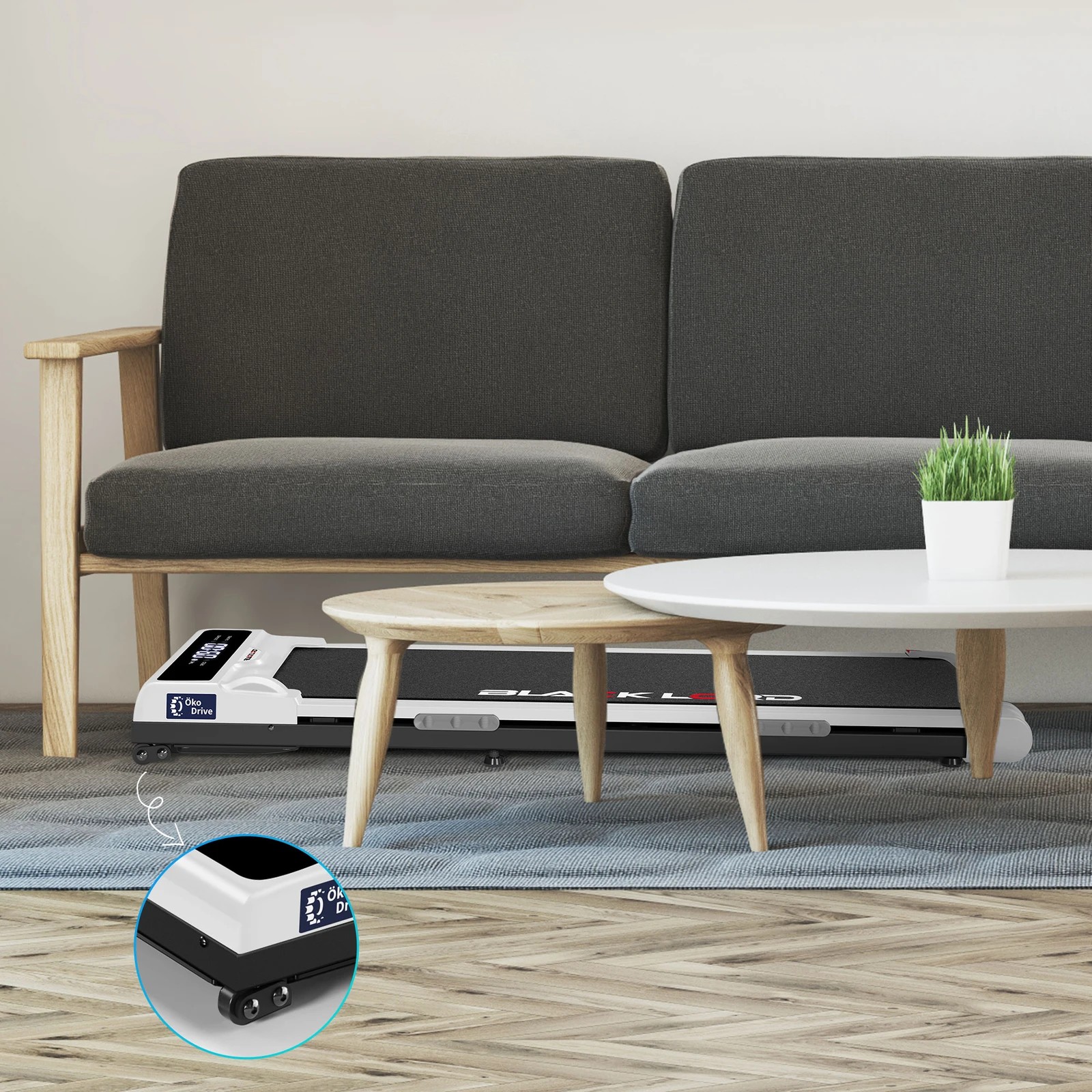 10 Black Lord Treadmill Electric Walking Pad Home Gym Incline Brushless Motor - White, 10 of 10