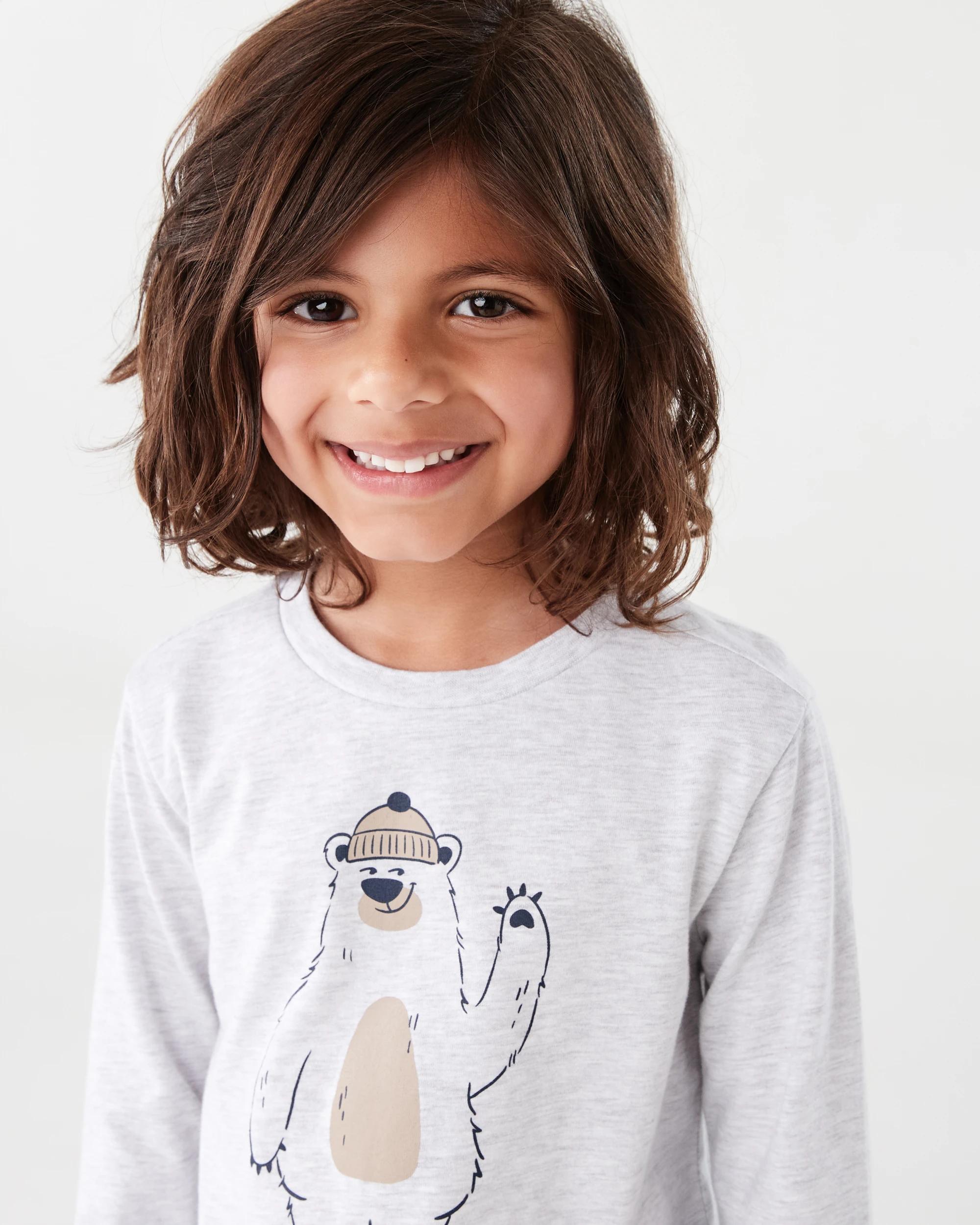 3 Long Sleeve Print T-shirt Gry Animal, 3 of 6