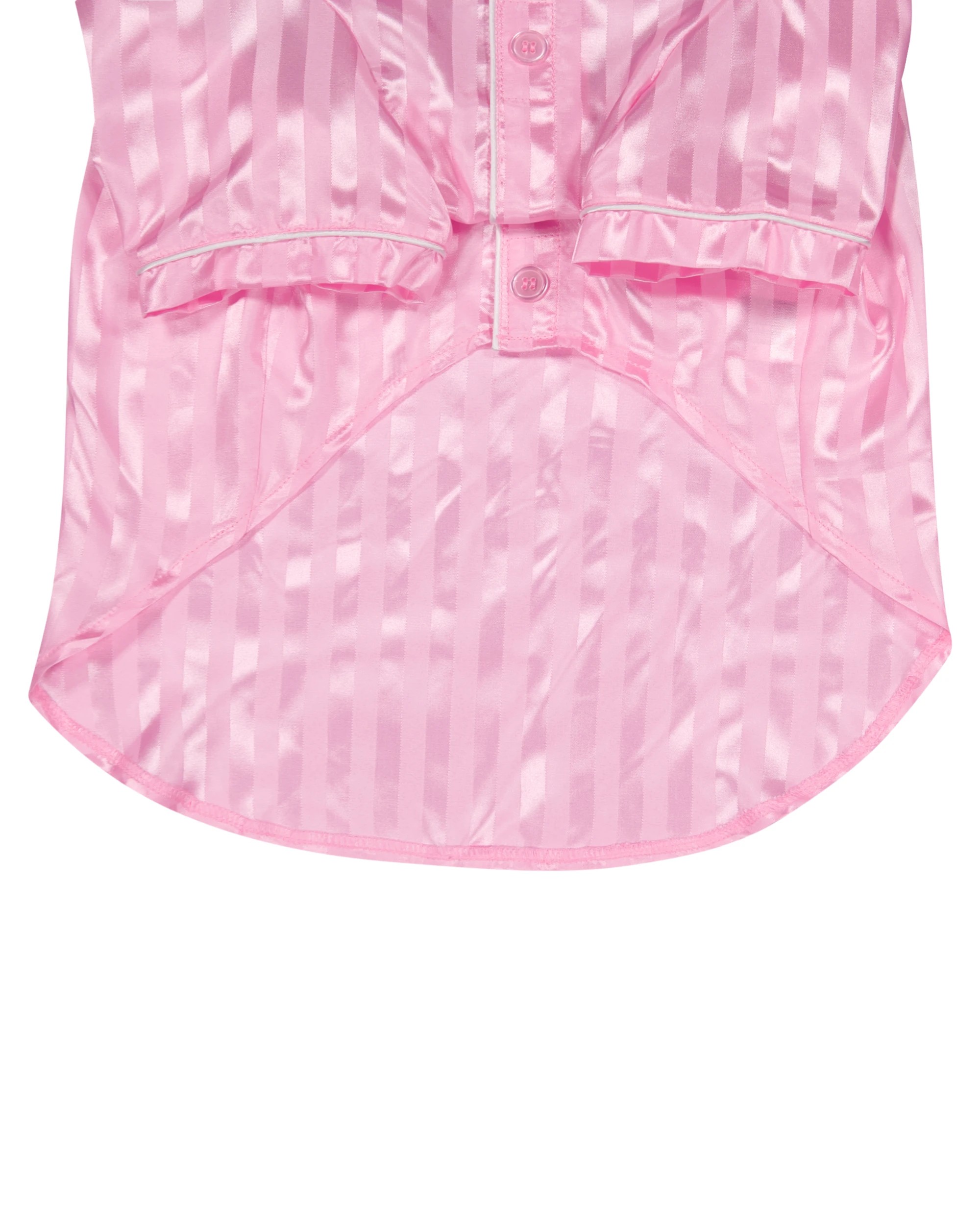 4 Pet Satin Stripe Pyjamas - Extra Large, Pink, 4 of 9