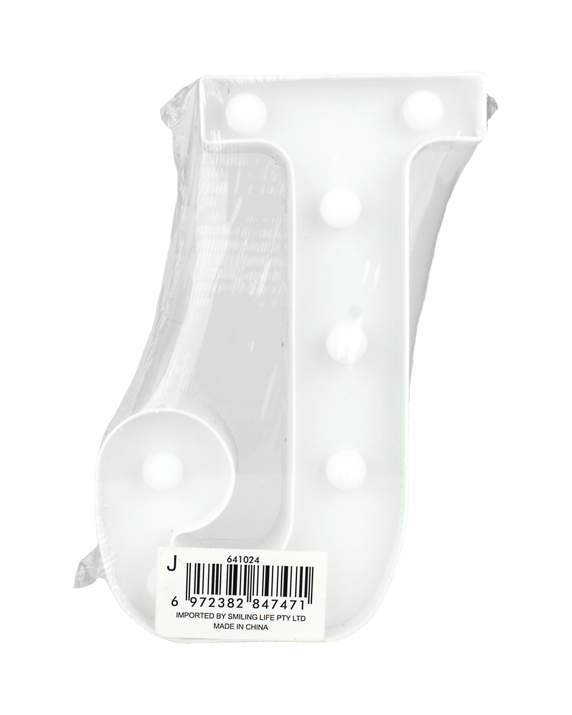 2 Partyrama LED Light Up Letter J White, 2 of 3