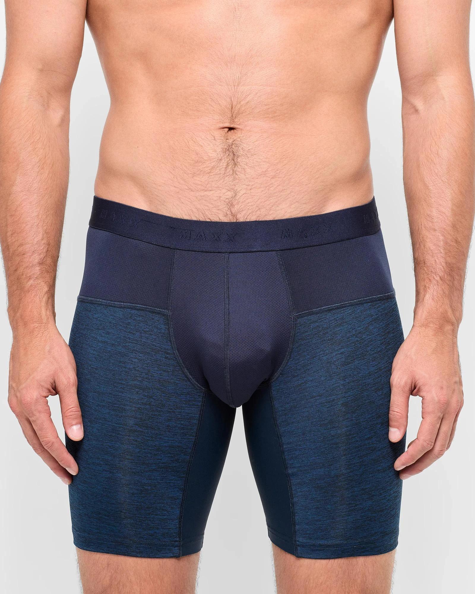 1 Long Length Performance Trunks - Maxx NAVY BLUE, 1 of 3