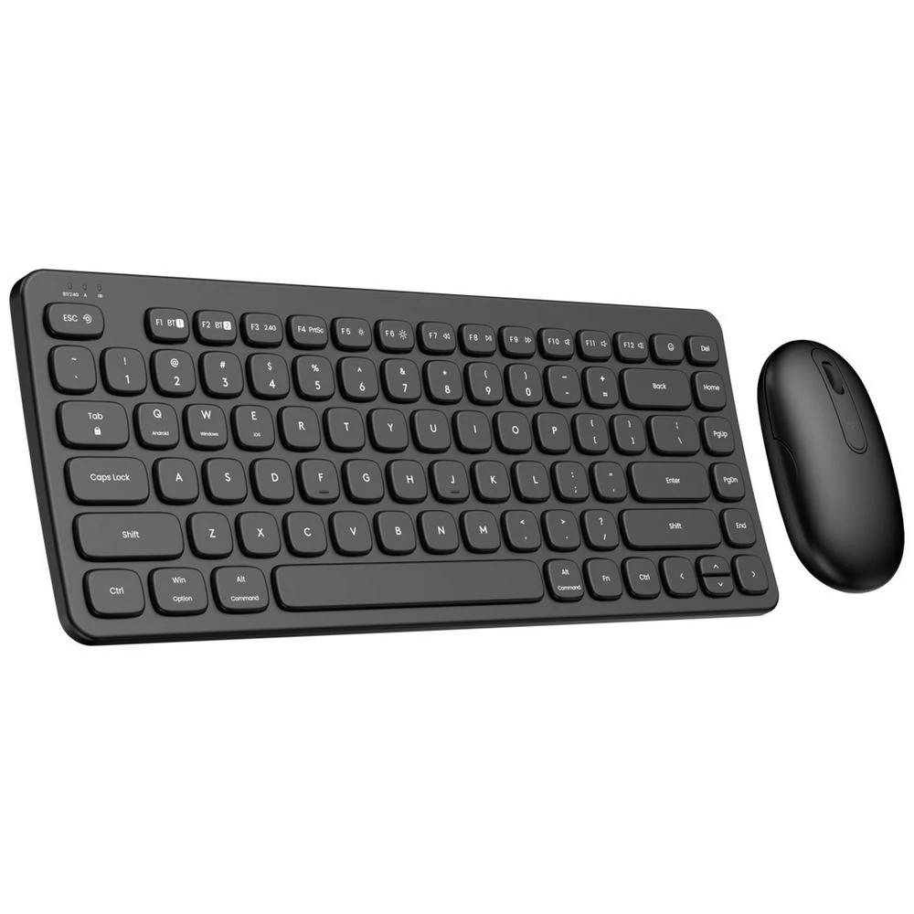 3 Qudo Curve Compact Keyboard & Mouse Combo Black, 3 of 7