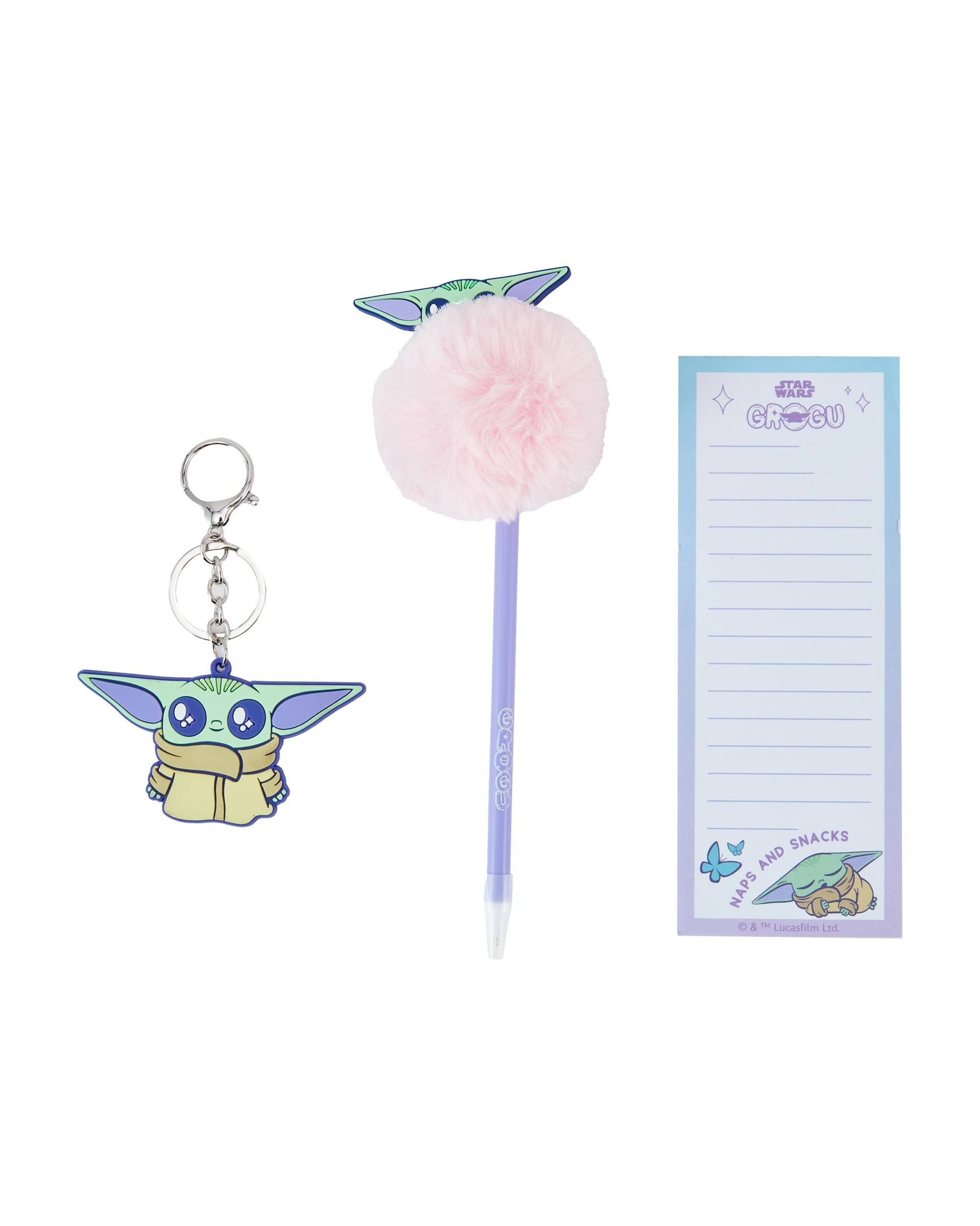 3 Disney Star Wars Grogu Desk Stationery Set, 3 of 8