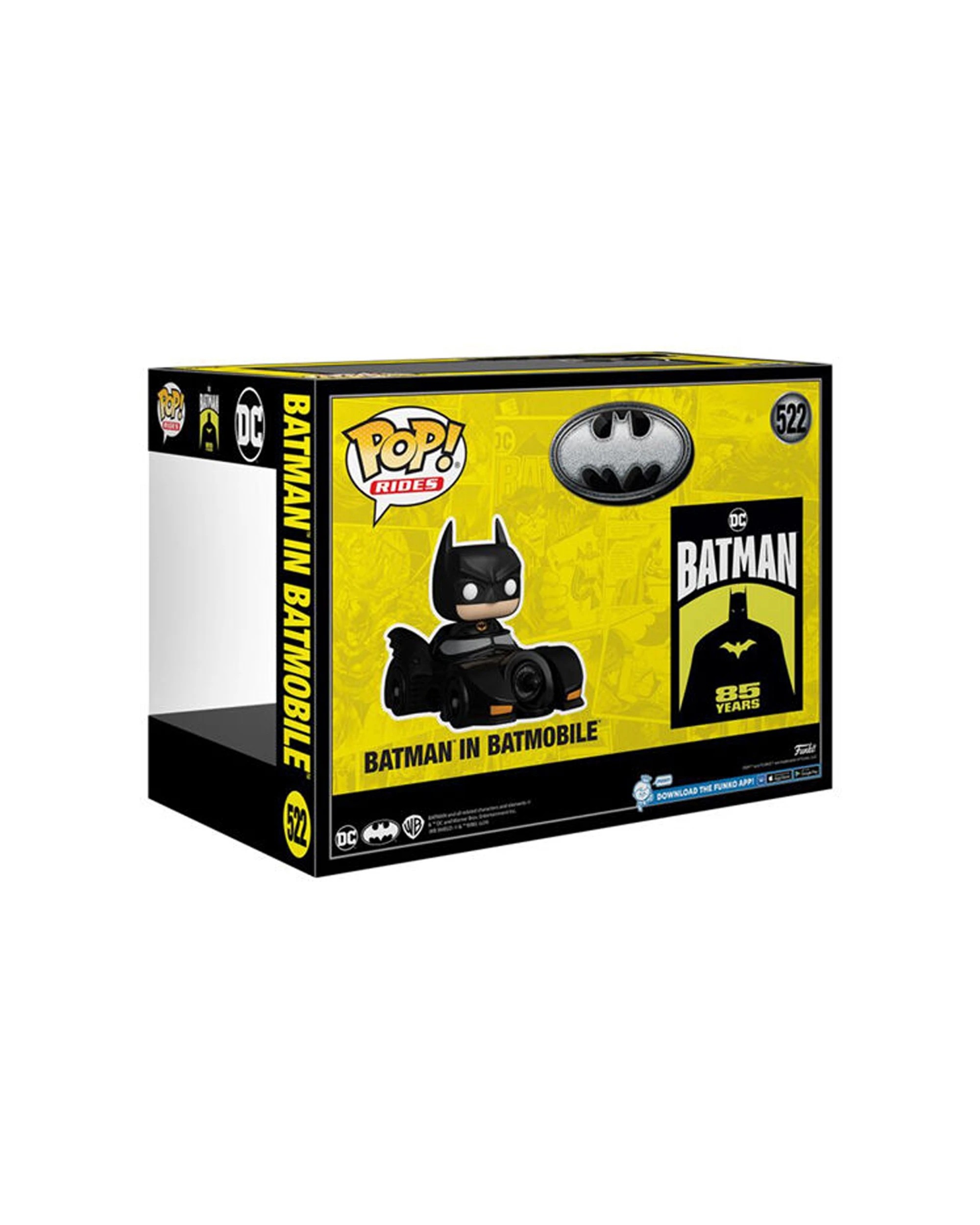 4 Batman 85th Anniversary Batman In Batmobile 1989 Funko Pop Vinyl, 4 of 4