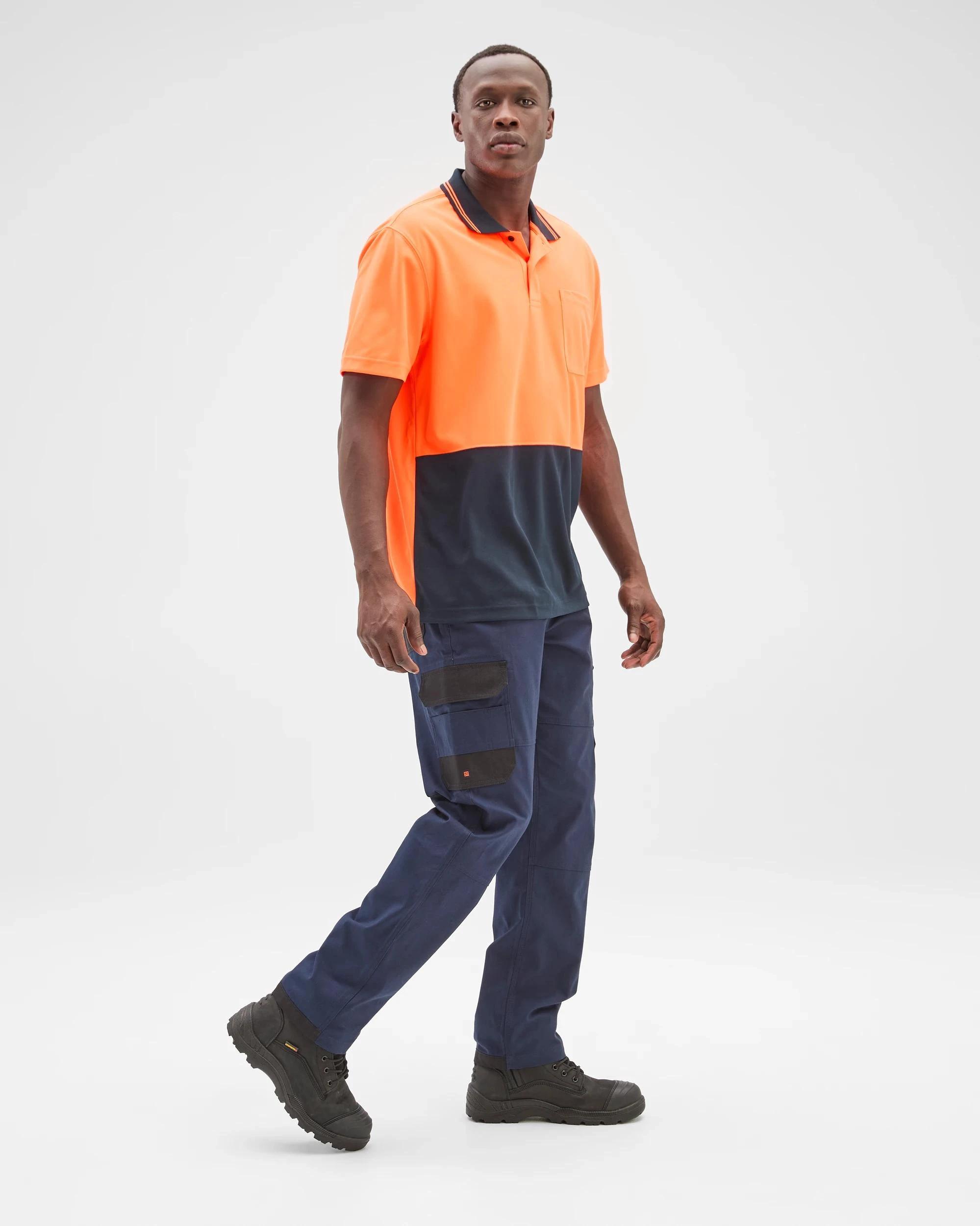 3 Australian Cotton Performance Cargo Pants - Graphite NAVY BLUE, 3 of 5