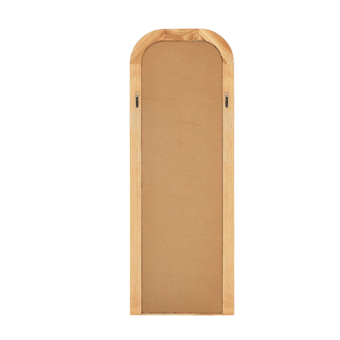 10 Oikiture Full Length Arch Mirror 165x60cm Wood Top Round Corner Bedroom - Natural, 10 of 10