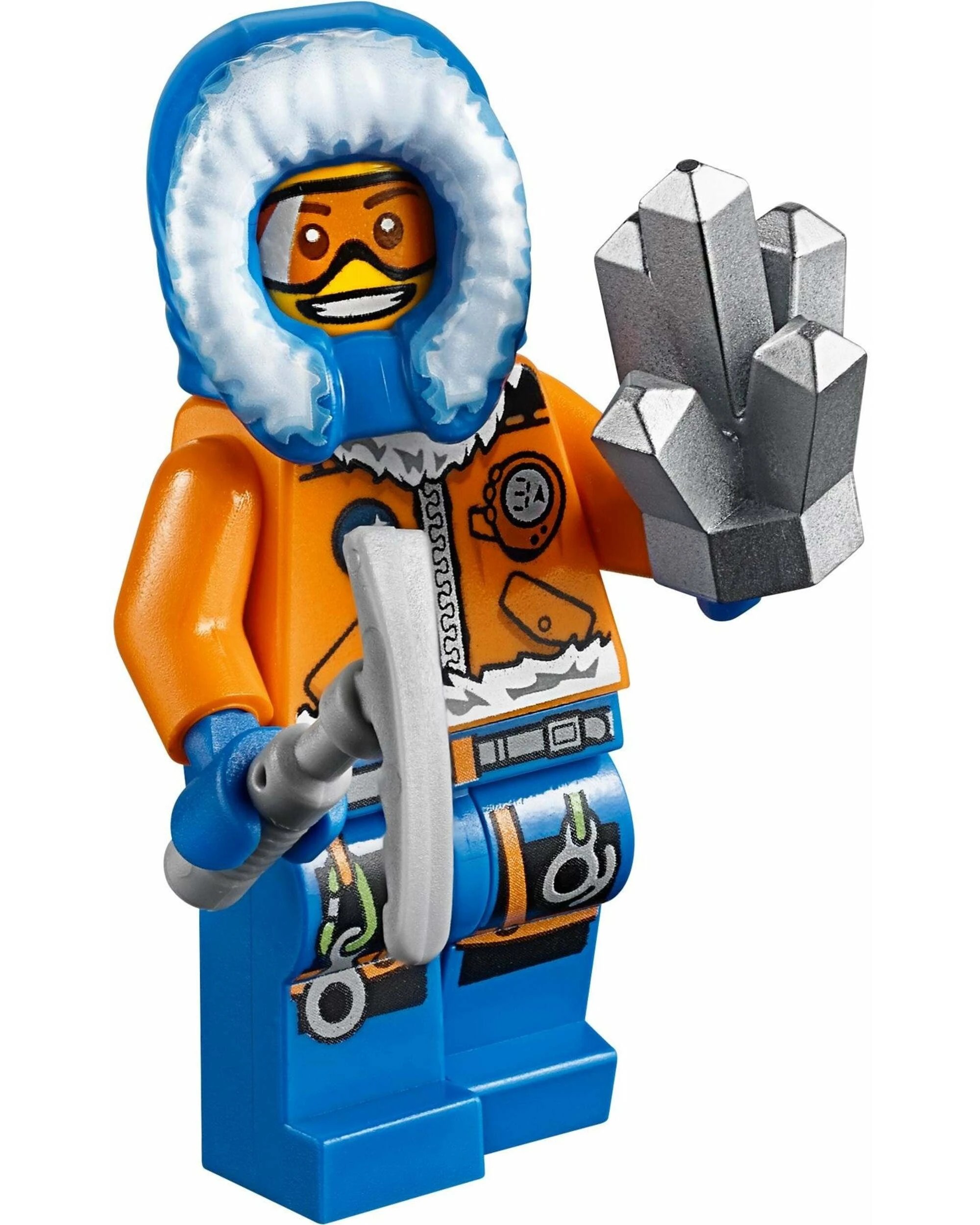 4 LEGO 60032 Arctic Snowmobile with Sled & Explorer Minifigure, 4 of 5