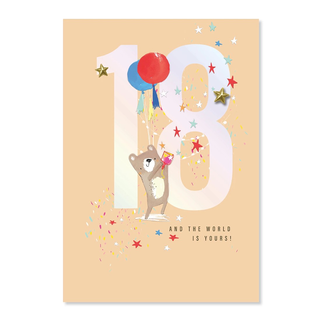 3 Connections from Hallmark 18th Birthday Card - Birthday Bear, 3 of 3