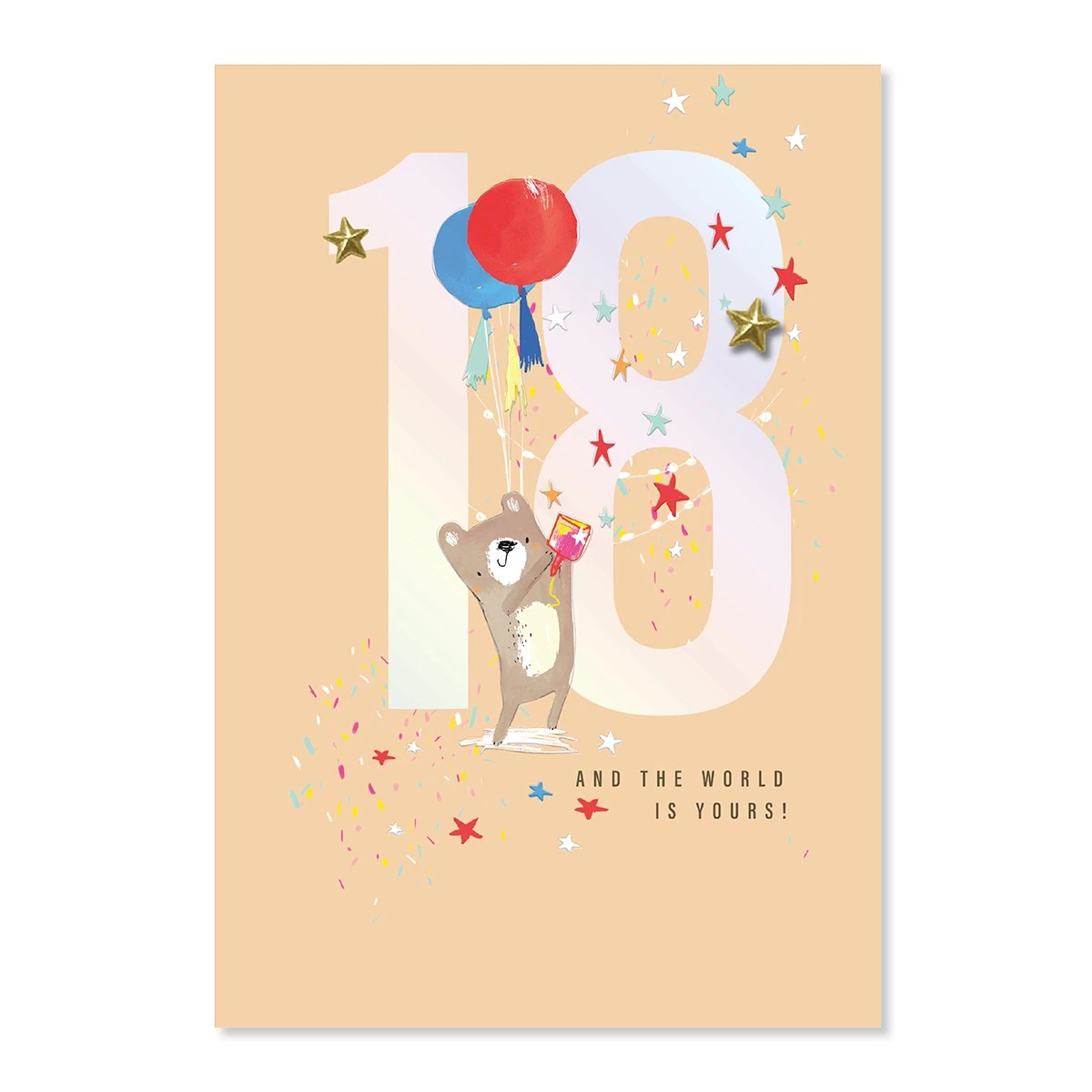 3 Connections from Hallmark 18th Birthday Card - Birthday Bear, 3 of 3