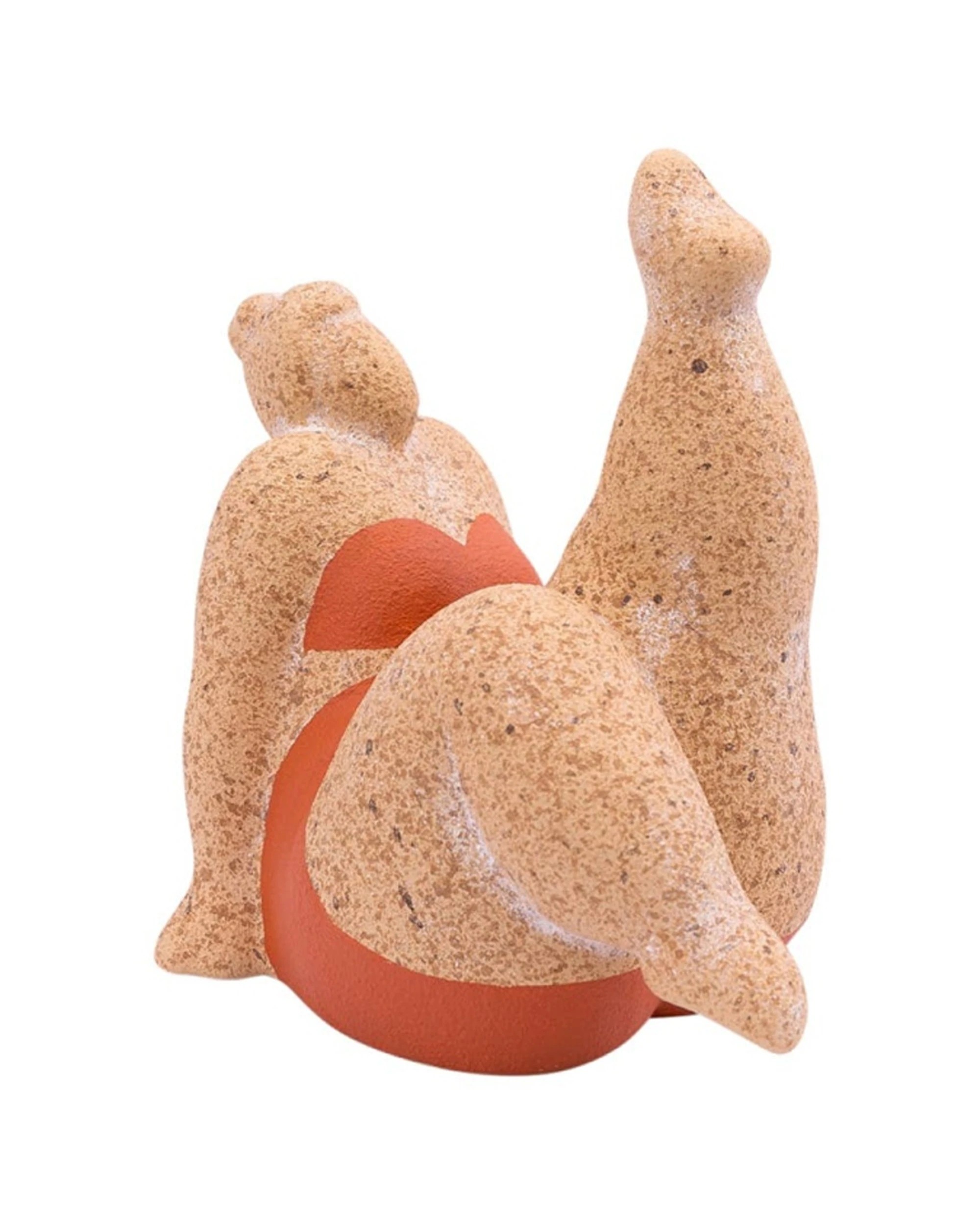 2 Splosh Billie Bathing Terracotta Statue Lightweight Decorative Accent 15cm - Red, 2 of 2