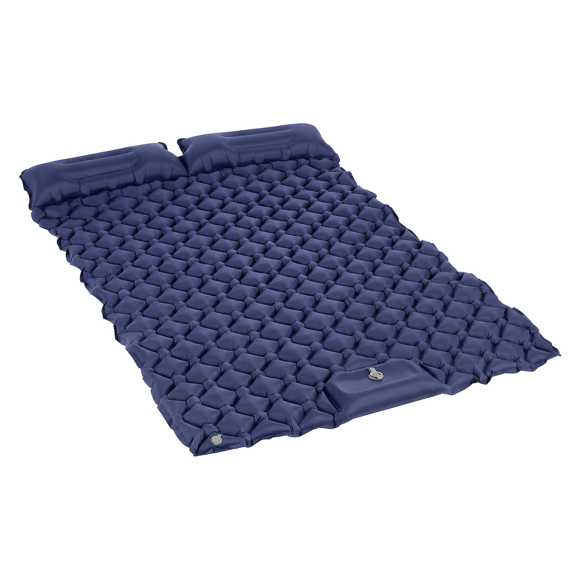 1 DreamZ Camping Mattress Sleeping Pad Inflation 40D Nylon TPU Camping Blue - Double Bed, 1 of 8