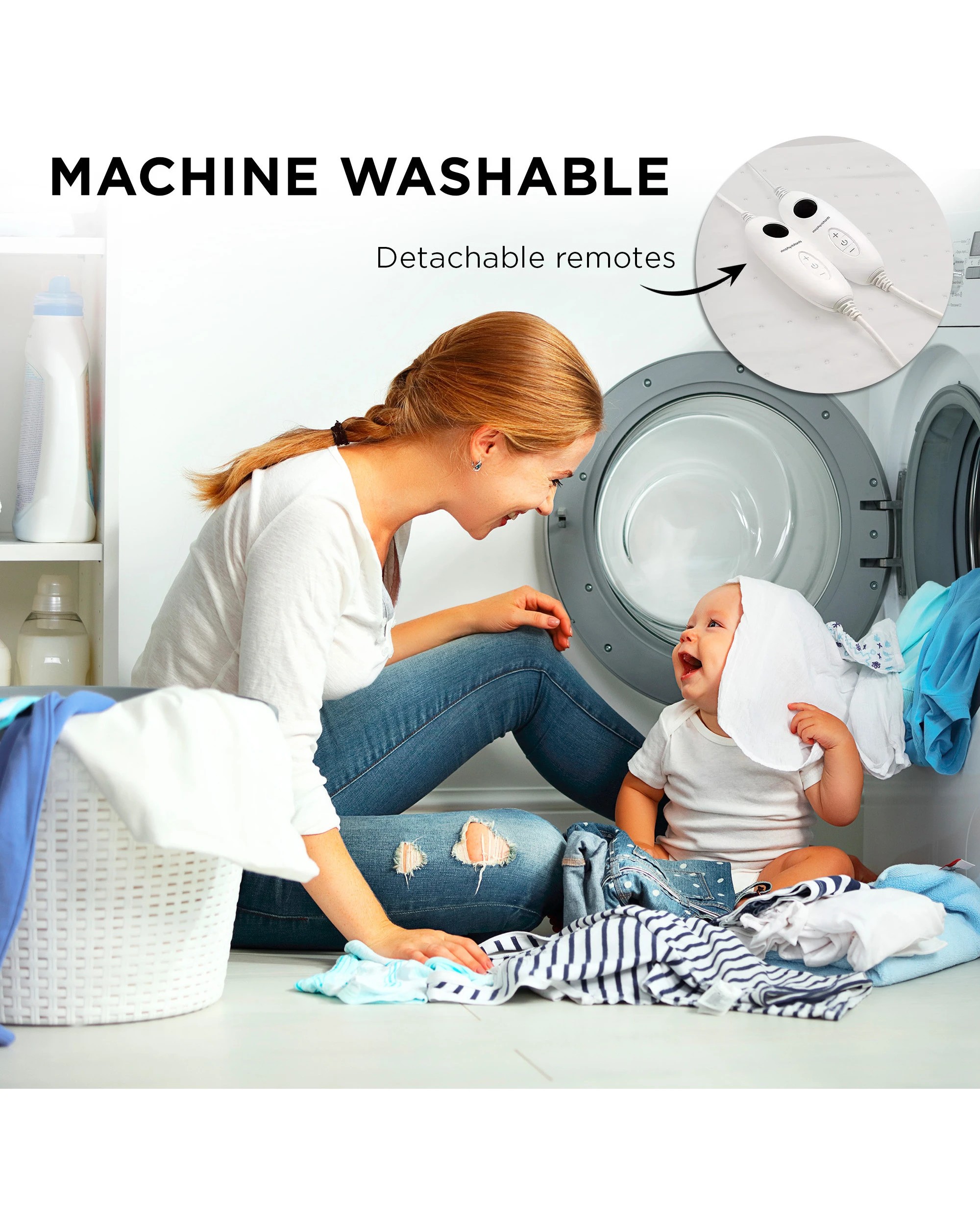 7 Morphy Richards Electric Heated Blanket, 7 of 9