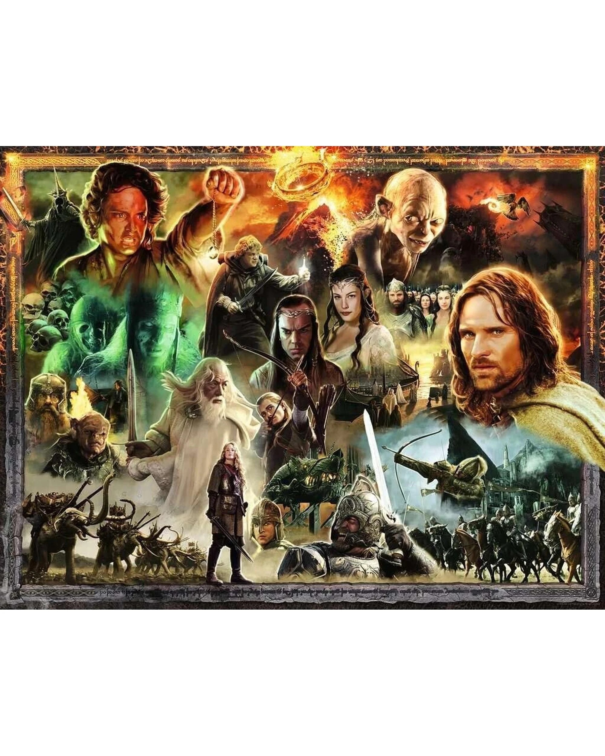 2 Ravensburger The Lord of the Rings Return of the King 2000 Piece Jigsaw Puzzle, 2 of 2