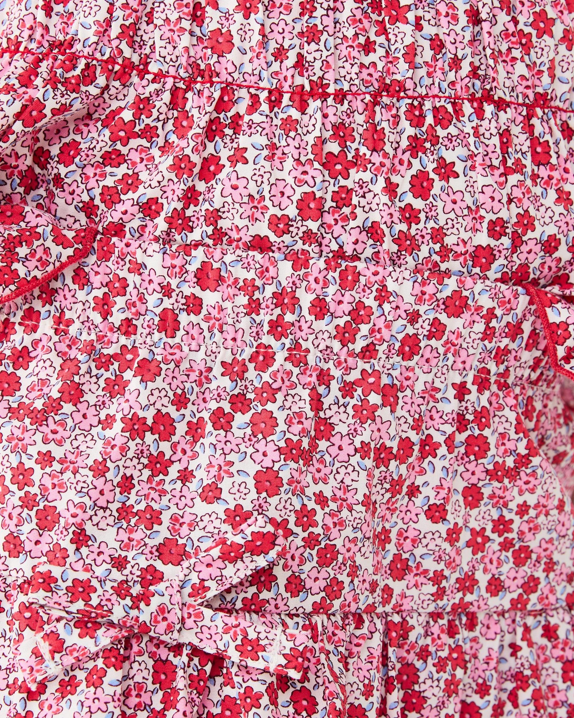 5 Frill Skort Red Floral, 5 of 7