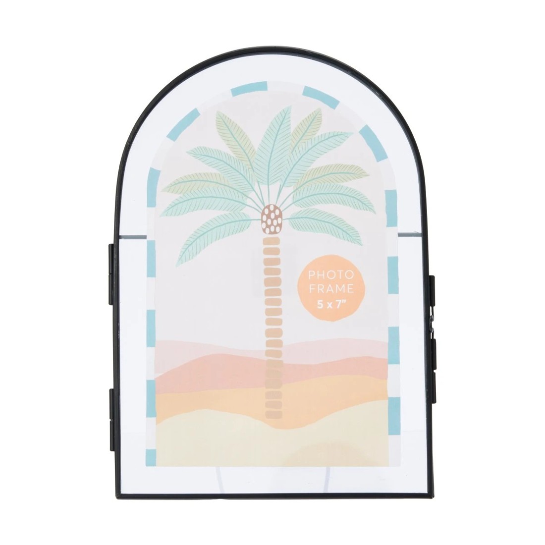 1 4in. x 6in. Photo Frame - Metal, Black, 1 of 5