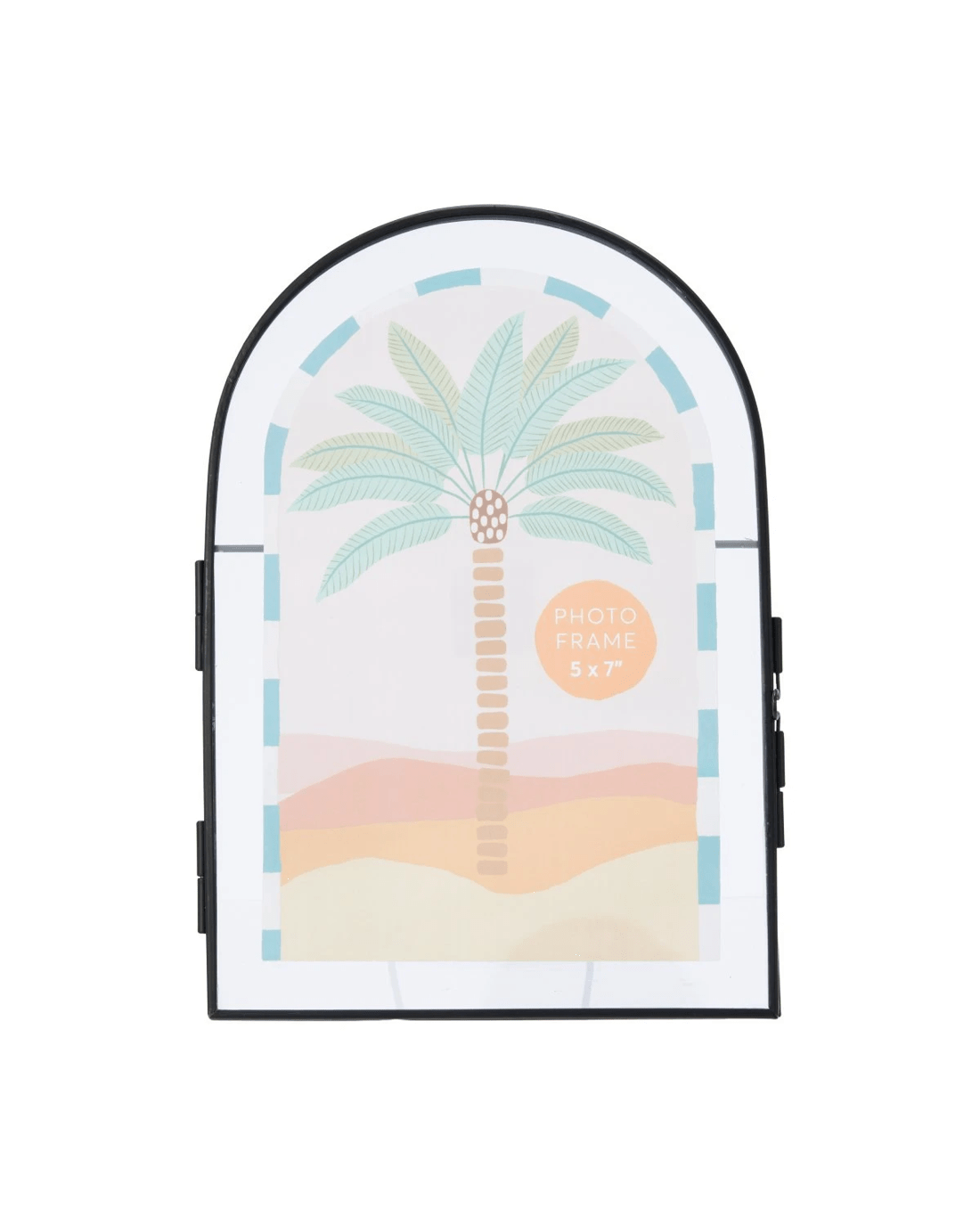 1 4in. x 6in. Photo Frame - Metal, Black, 1 of 5