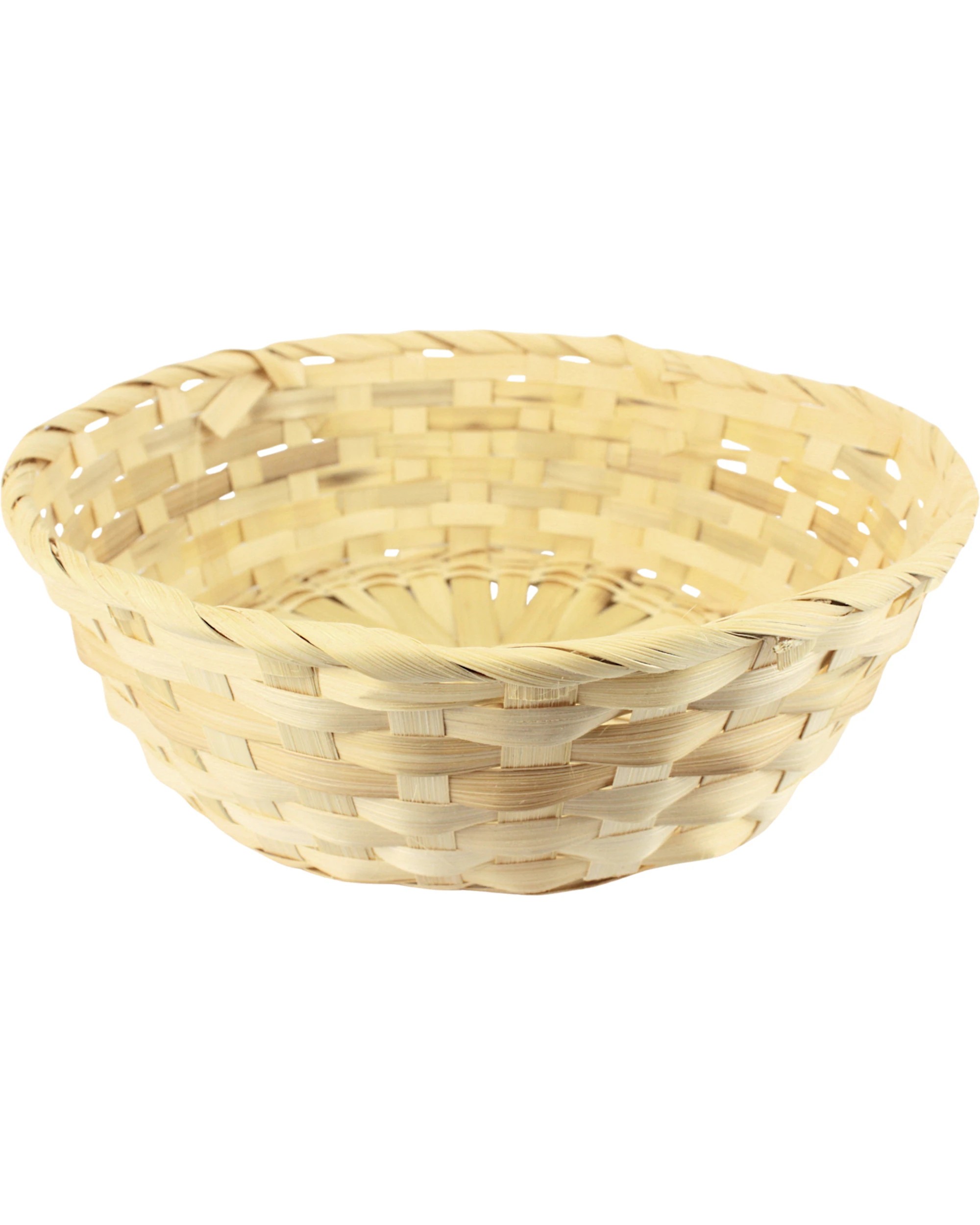 1 Party Maker Woven Large Round Gift Basket 29cm - Natural, 1 of 2