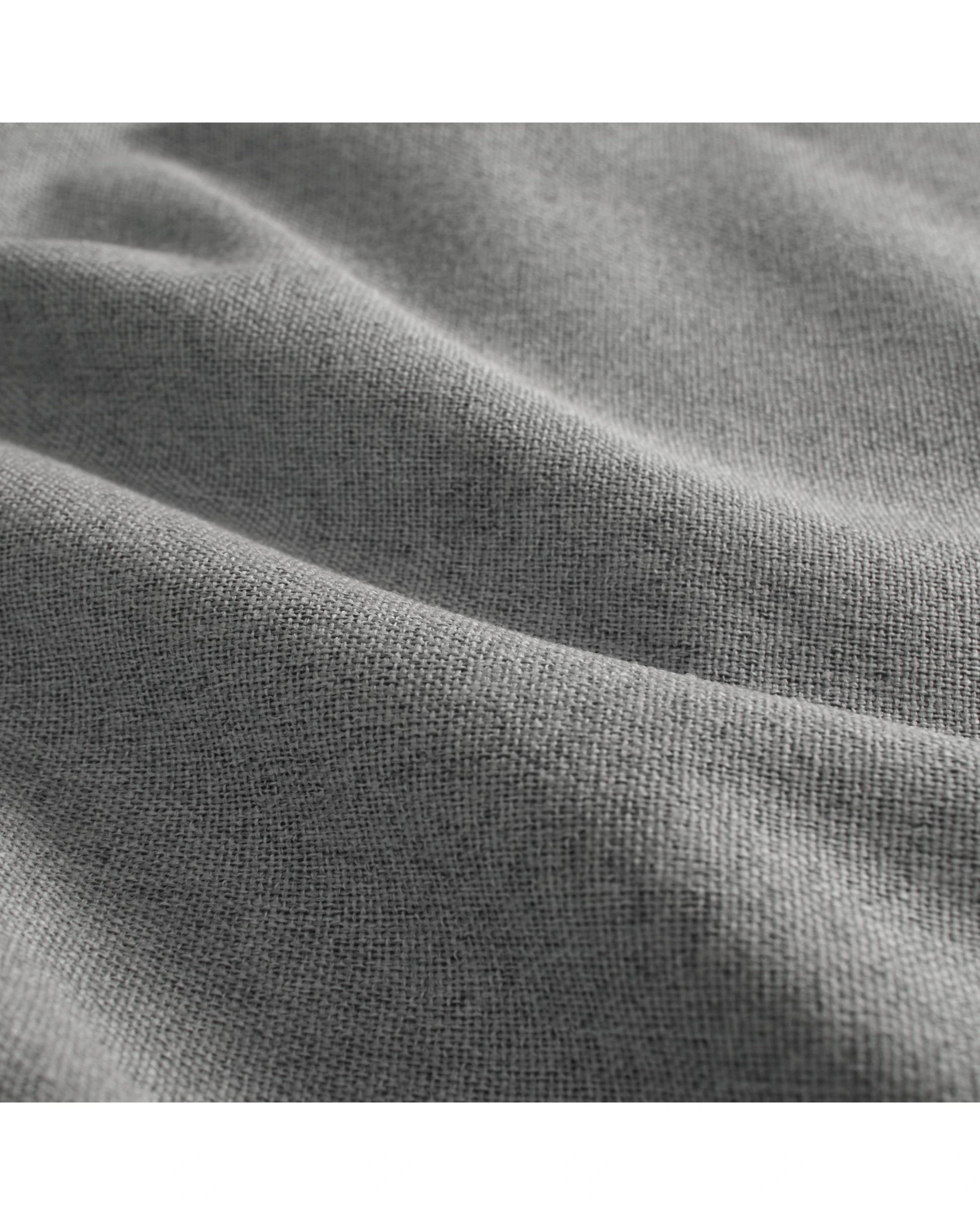 4 Cadence & Co. Bennett Faux Linen Blockout S-Fold Curtain 485x280cm - Fits 280cm Track - Steel, 4 of 5