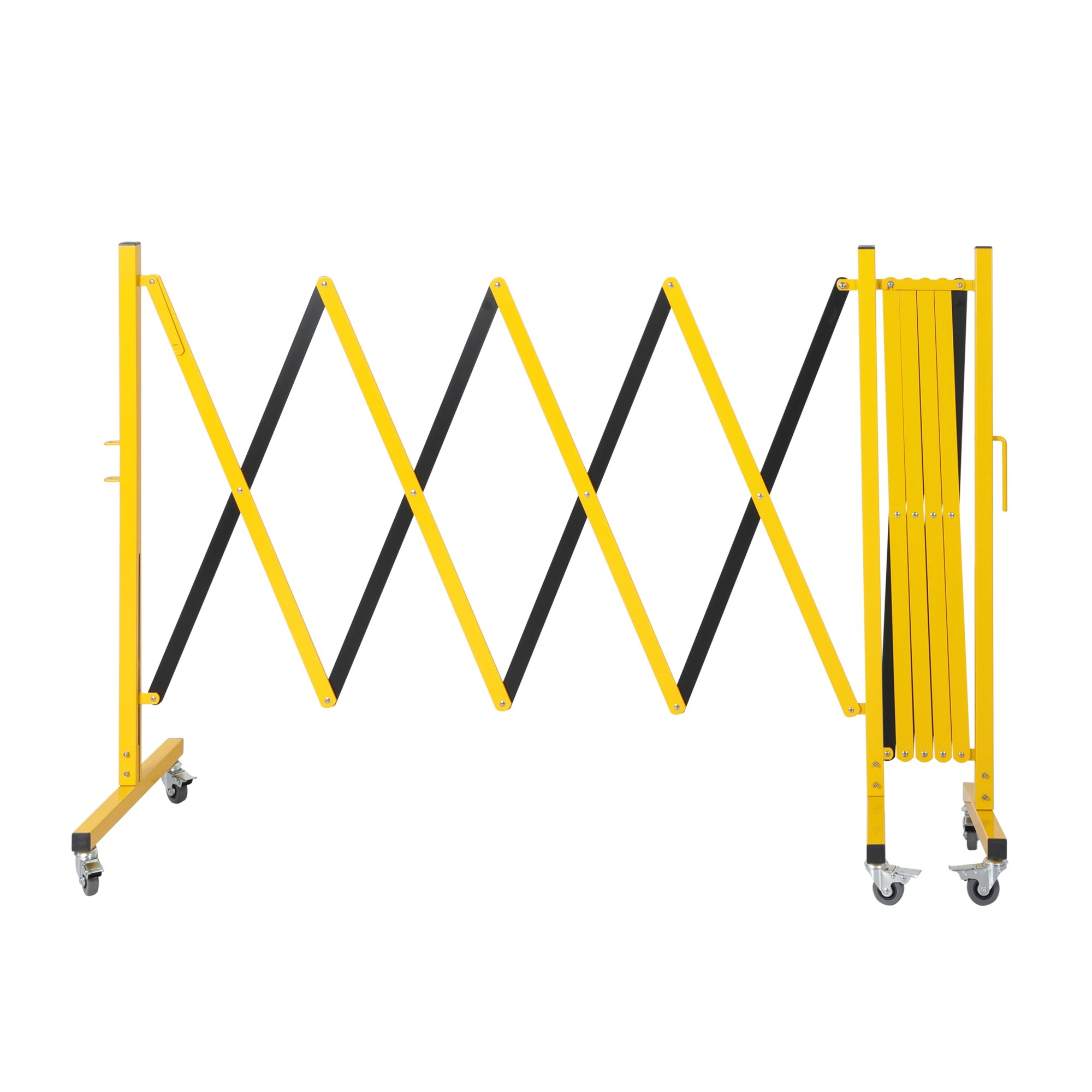 2 Traderight Expandable Aluminium Barrier Gate 16Ft - Yellow, 2 of 5