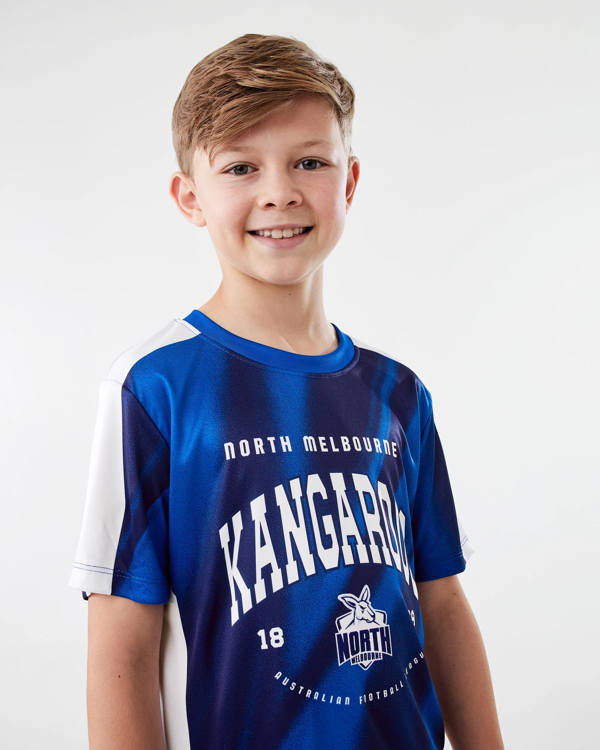 4 Official AFL Youth Training T-shirt Kangaroos, 4 of 9