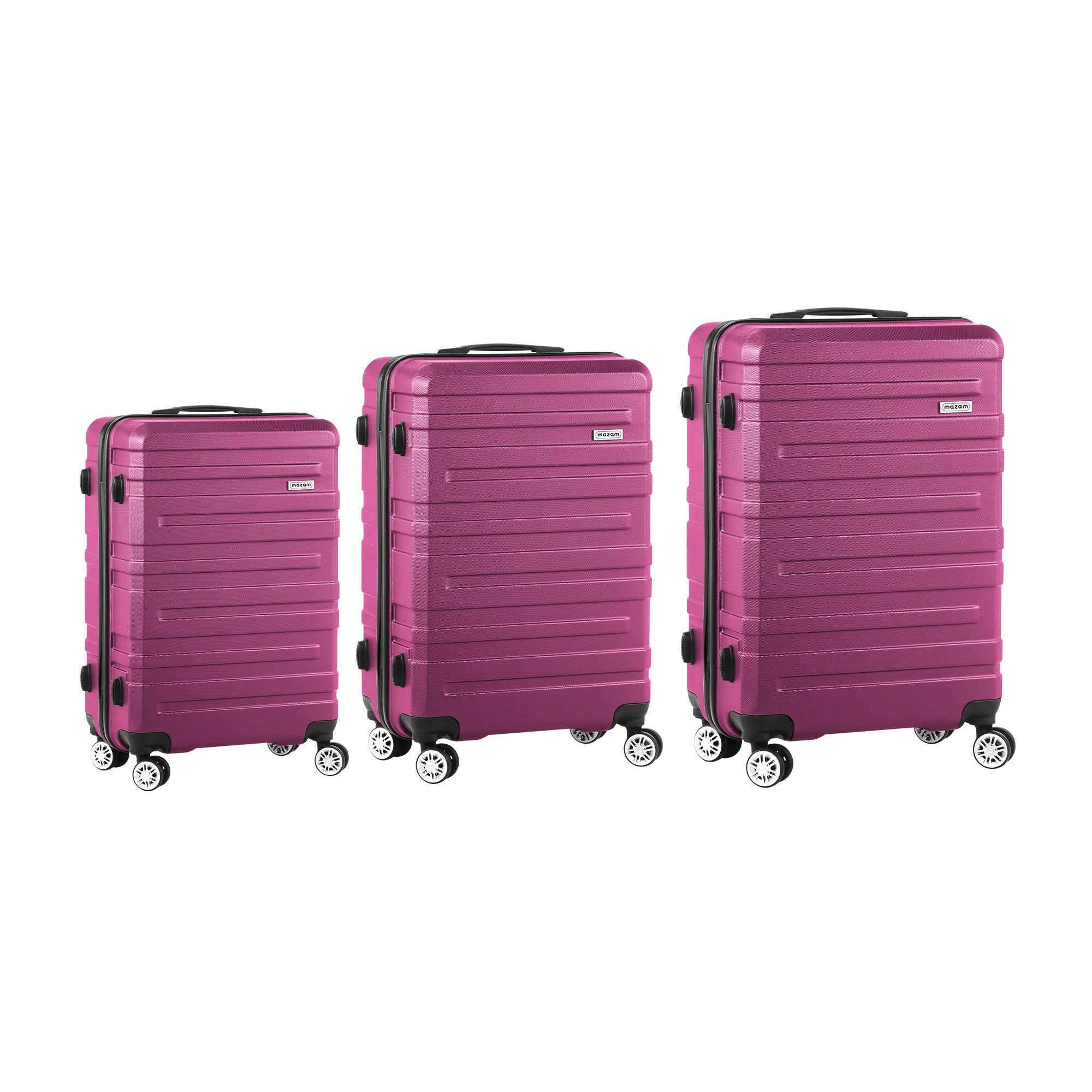 5 Mazam 3PCS Luggage Suitcase Trolley Set Travel TSA Lock ABS Hard Case - Multi, 5 of 8