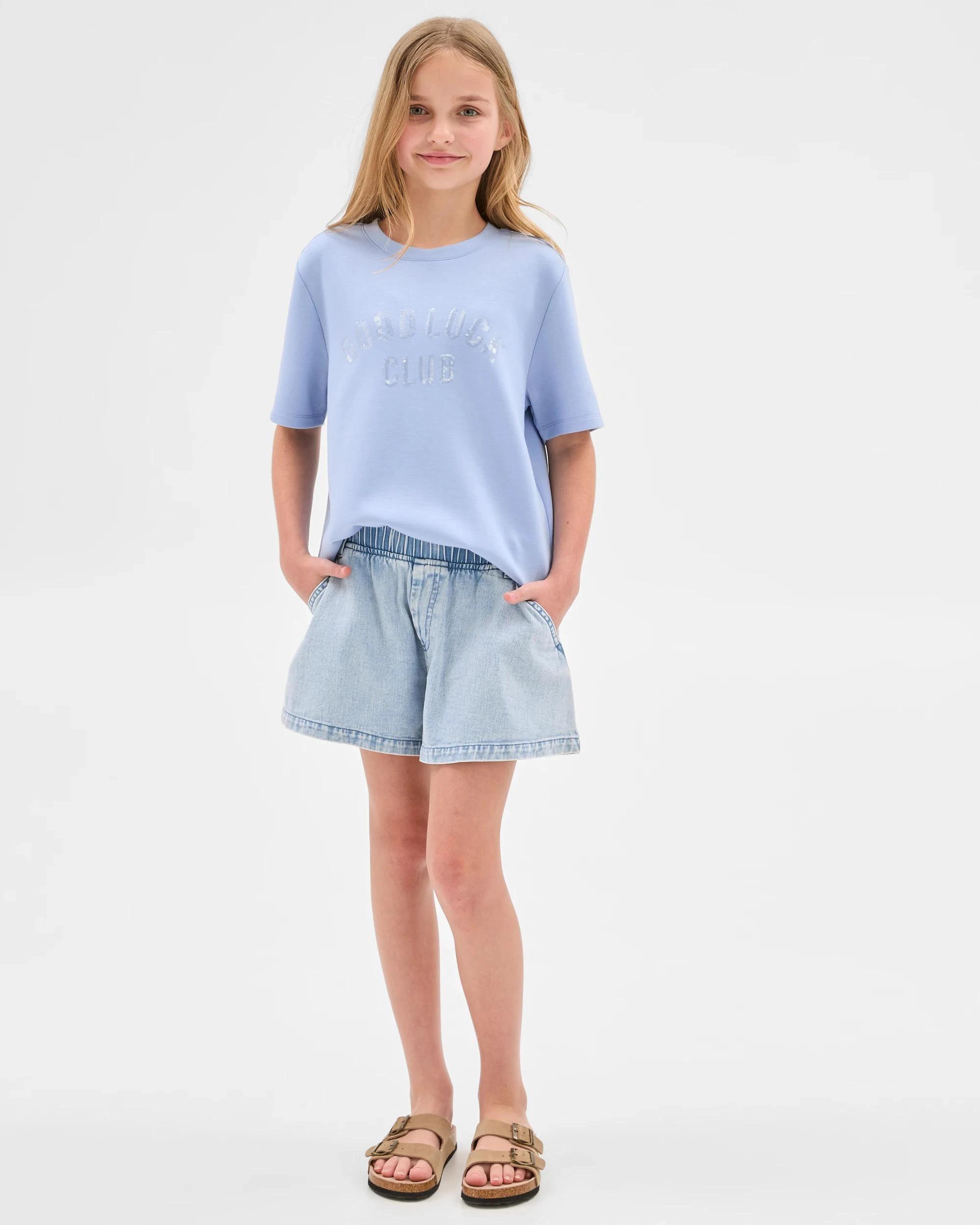 6 Target Kids Scuba Longline T-Shirt BRUNNERA BLUE, 6 of 6