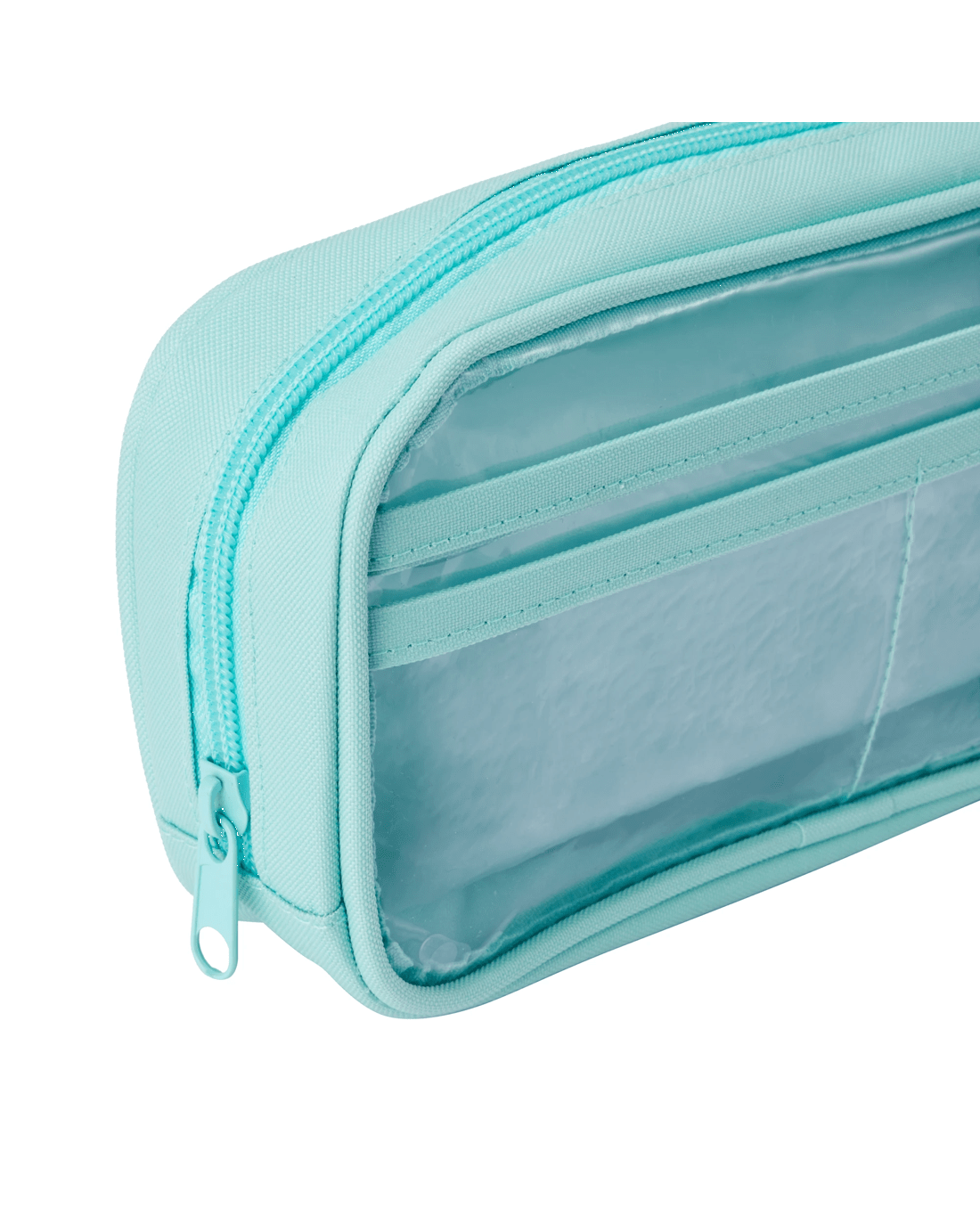 3 Multi Compartment Pencil Case - Aqua, 3 of 7
