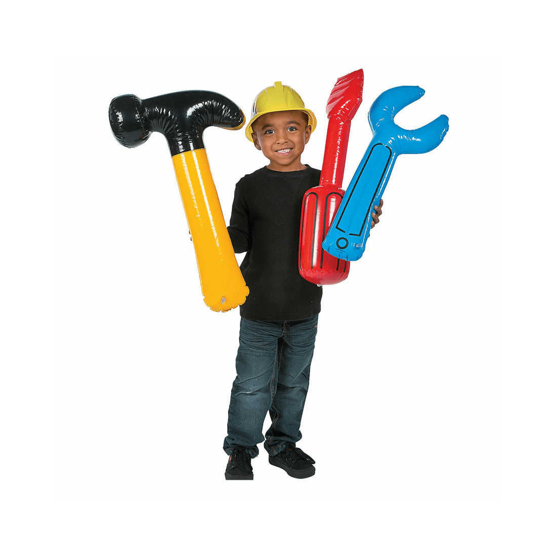 1 Fun Express Inflatable Construction Tools Set of 3, 1 of 2
