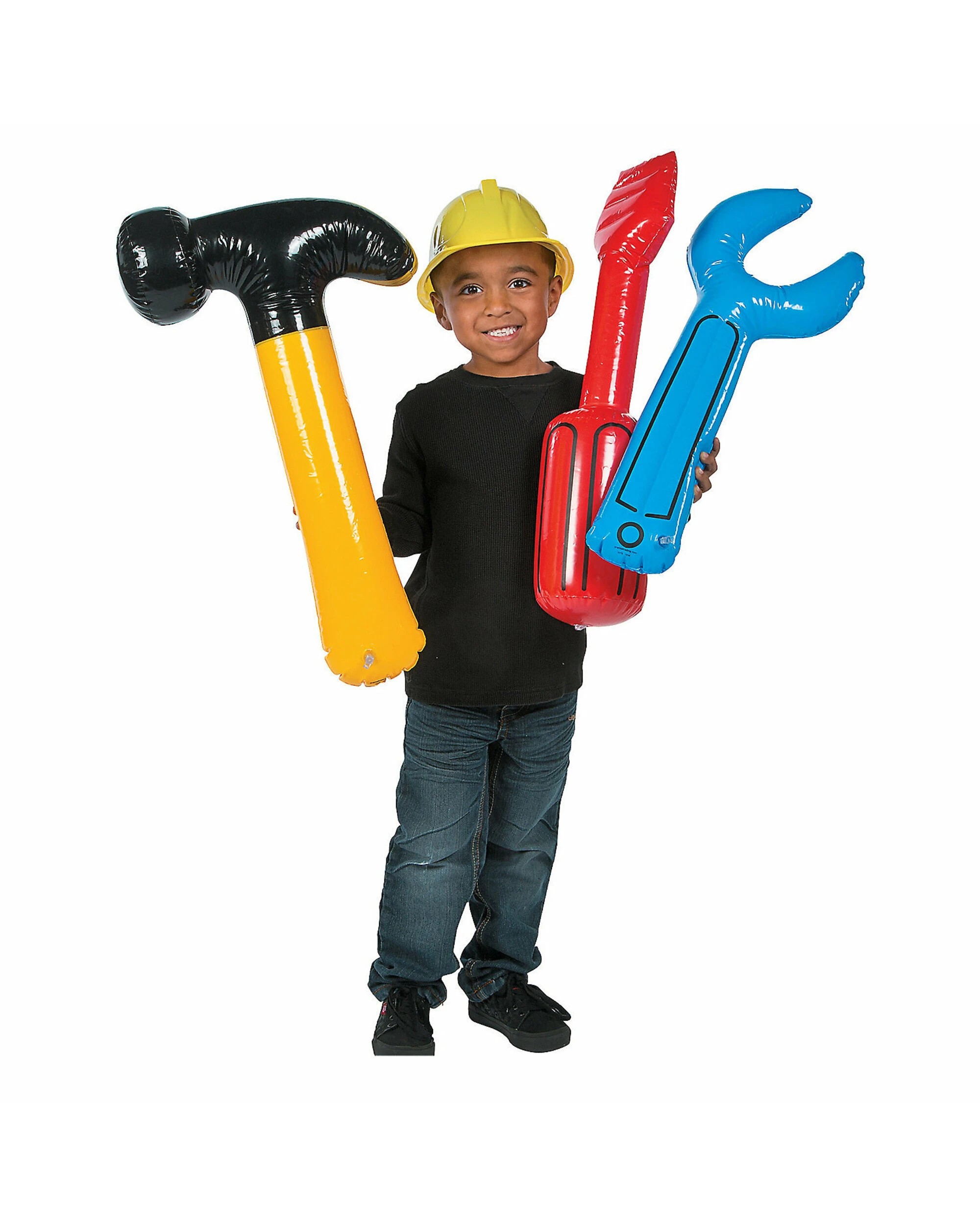 1 Partyrama Inflatable Construction Tools Set of 3, 1 of 2