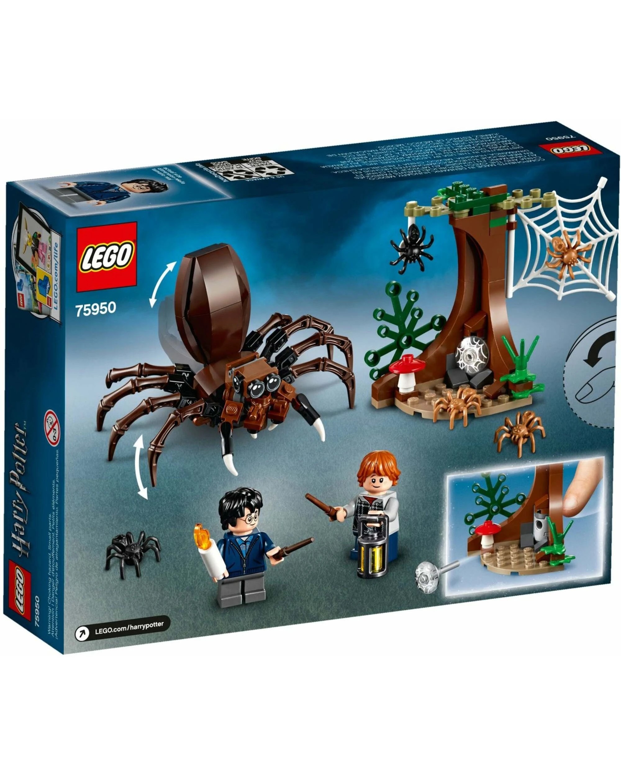 4 LEGO 75950 Aragog's Lair: Forbidden Forest Spider Showdown, 4 of 4
