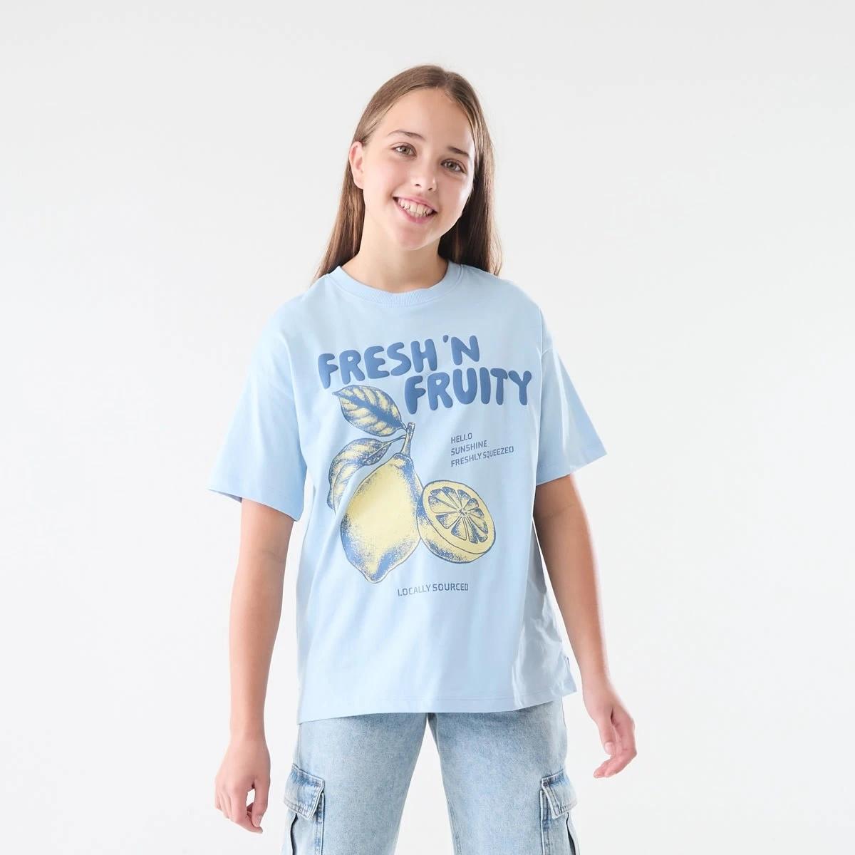 1 Oversized T-shirt Blu Lemon, 1 of 6