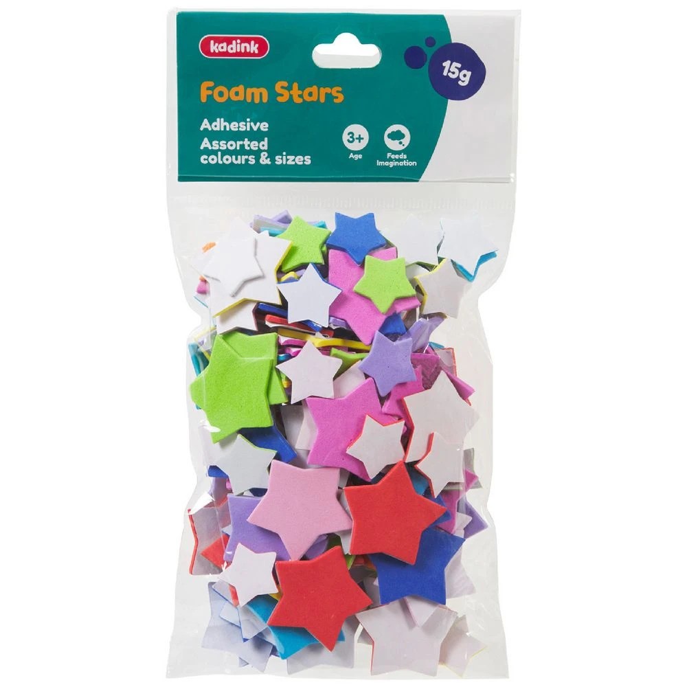1 Kadink Foam Stars 15g Assorted, 1 of 3