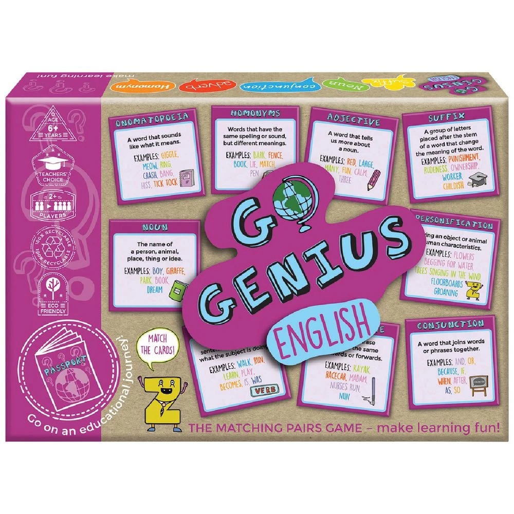 1 Go Genius English - The Matching Game, 1 of 3