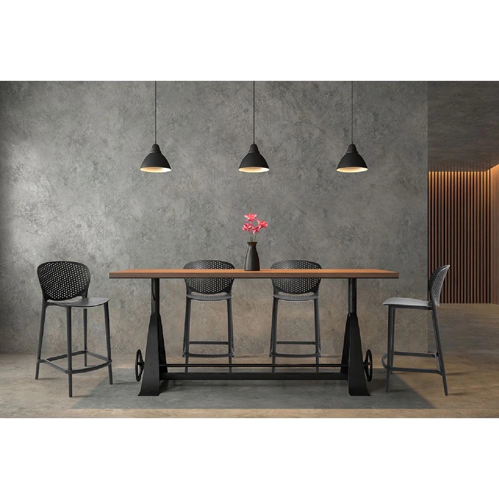 6 Otto Ringsted Stool Black Visitor Chairs and Stools, 6 of 6