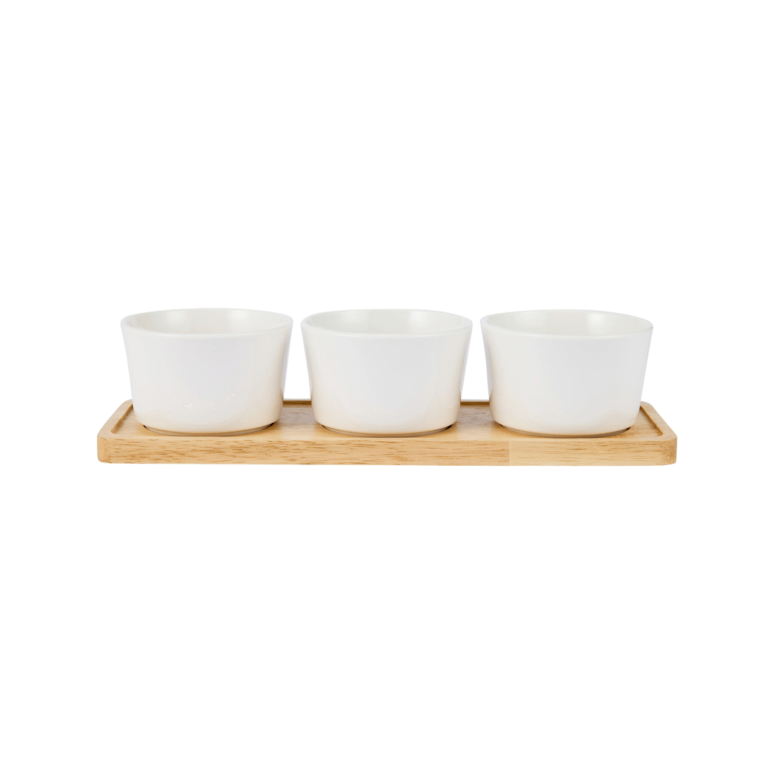 2 4 Piece White Serve Set, 2 of 5