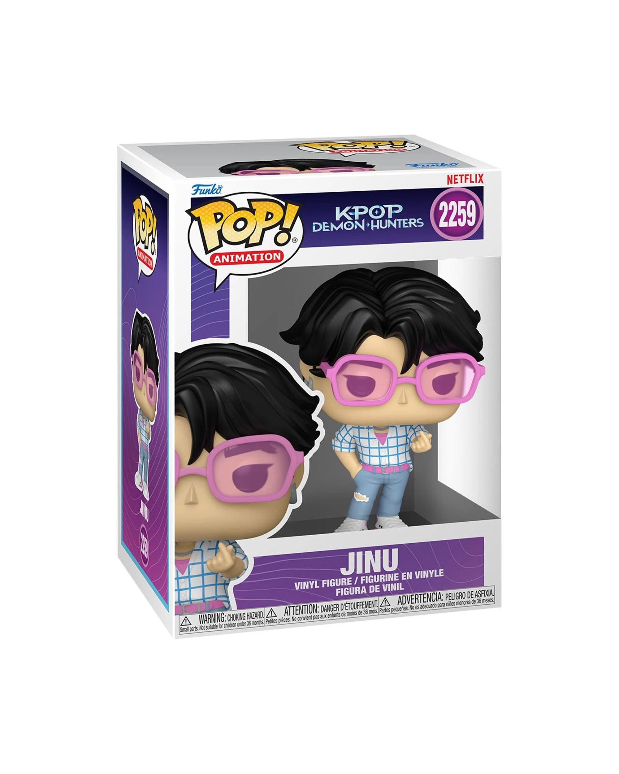 3 K-POP Demon Hunters: Jinu Funko POP! Vinyl, 3 of 6